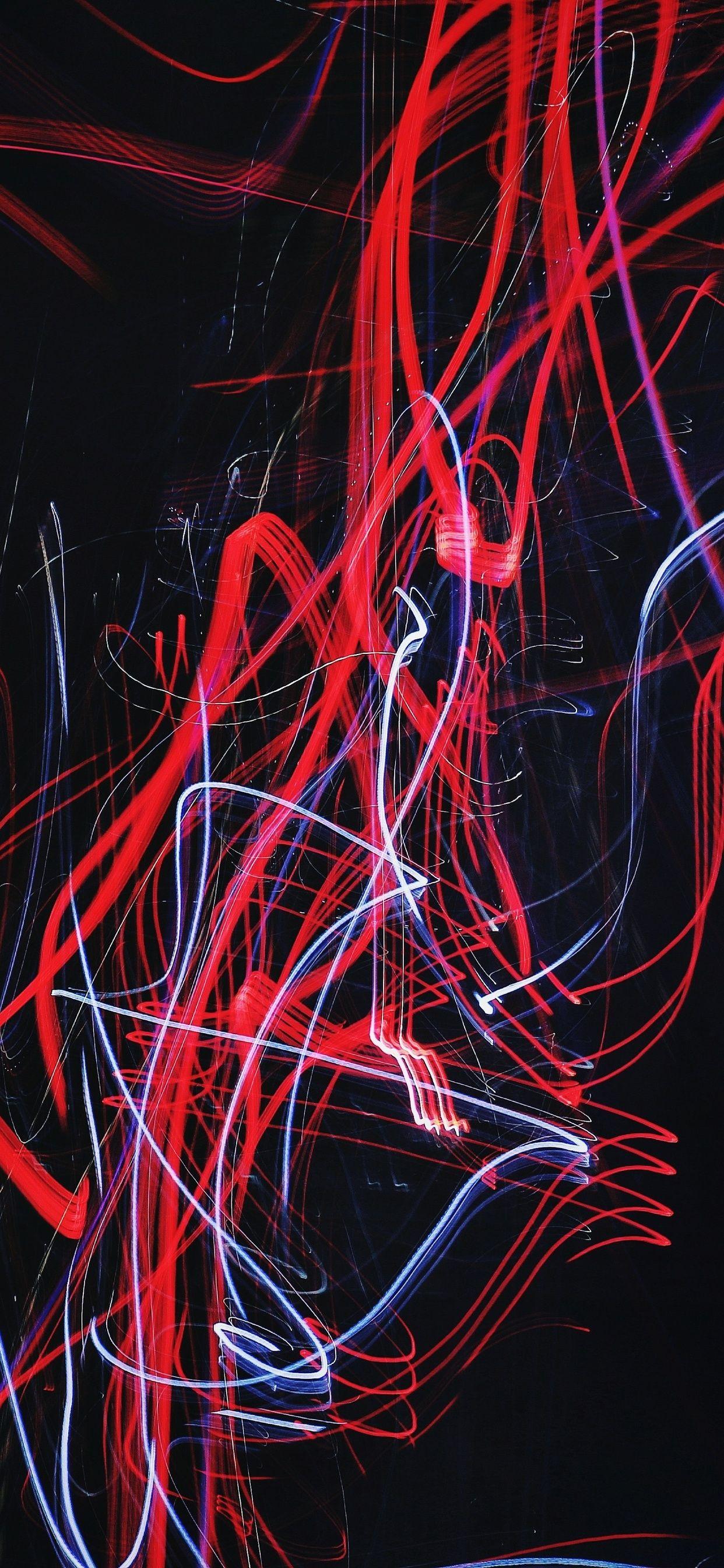 1242x2688 iPhone Neon Wallpaper