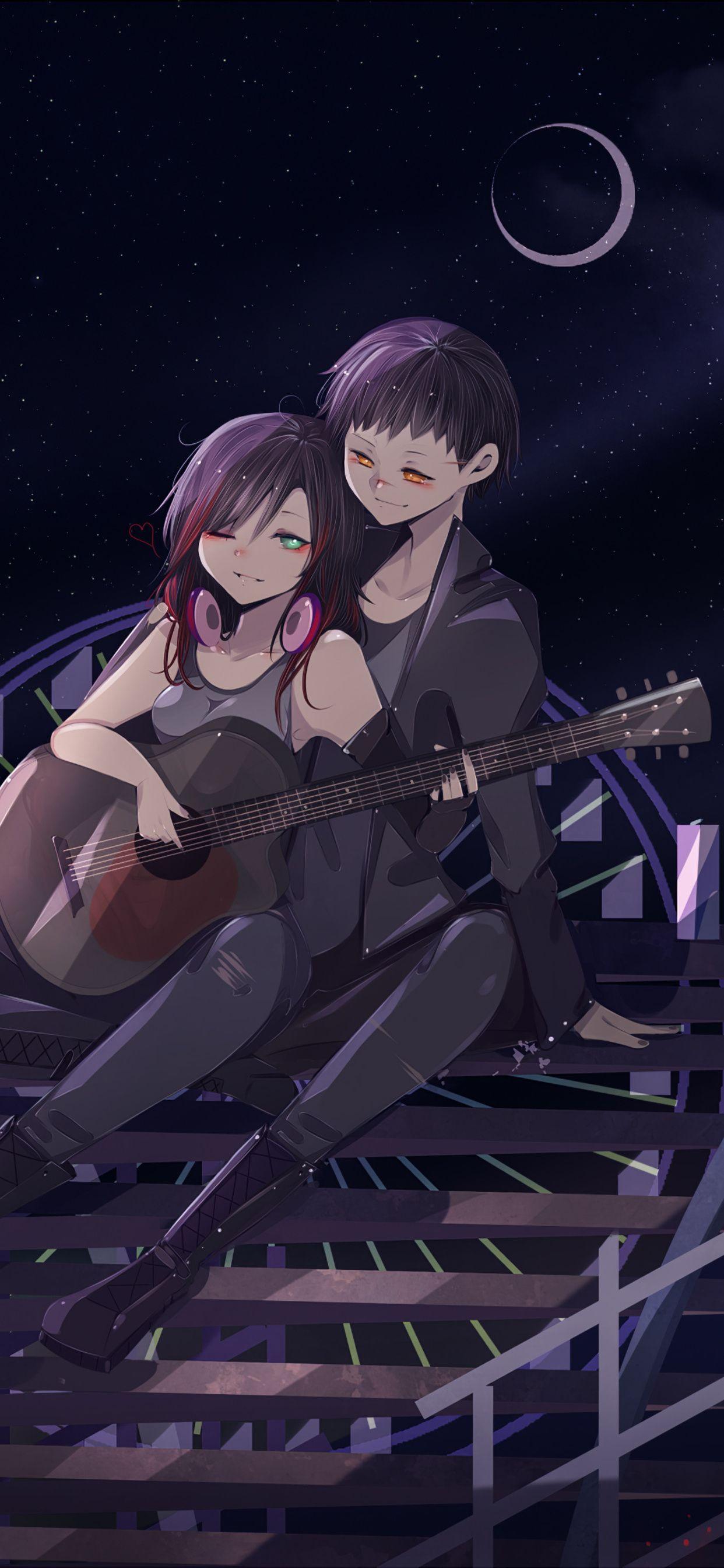 1242x2688 Anime Couple iPhone XS MAX HD .