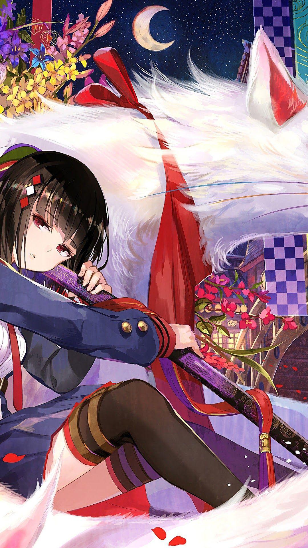 1080x1920 24++ Anime Samurai iPhone Wallpaper .sachiwallpaper.