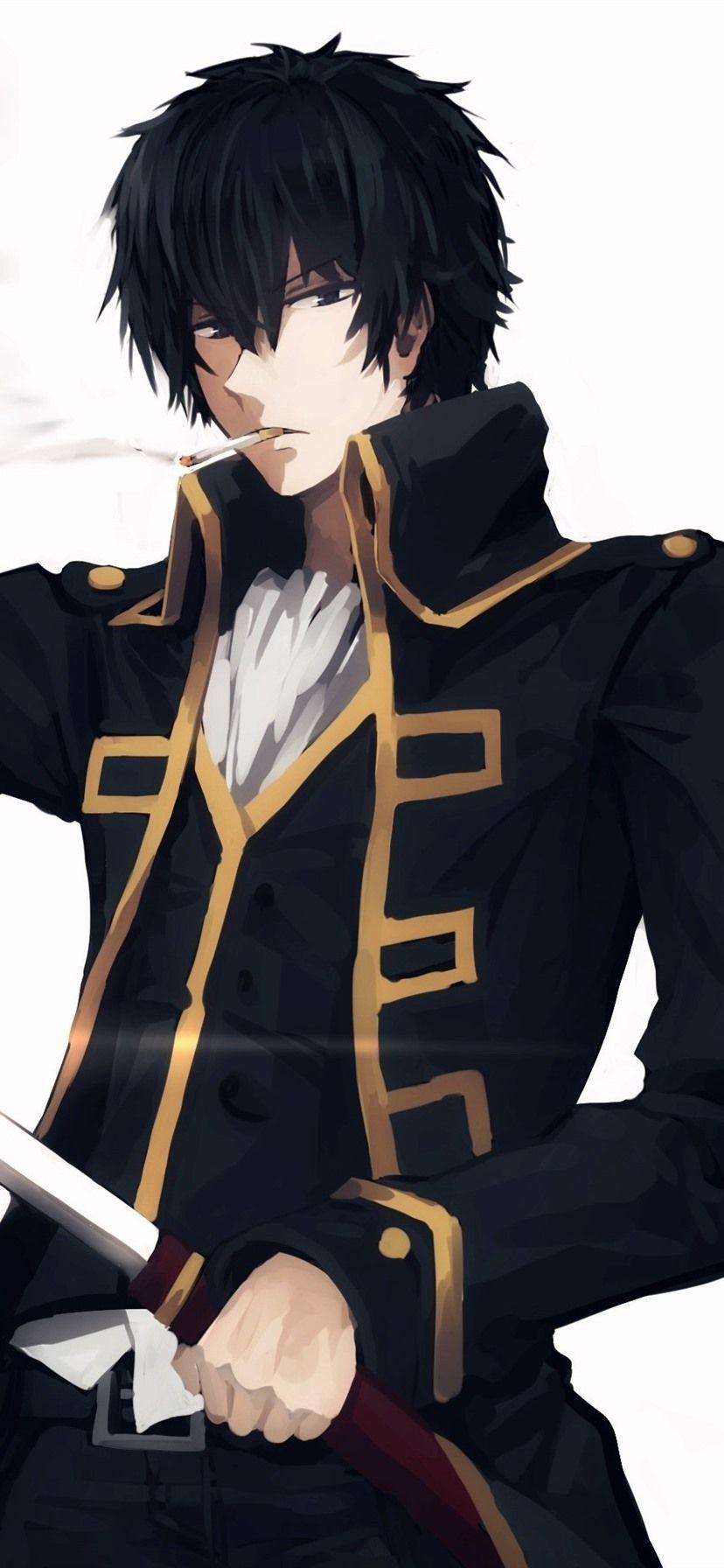 828x1792 Gintama, Anime Boy, Samurai Sword .best
