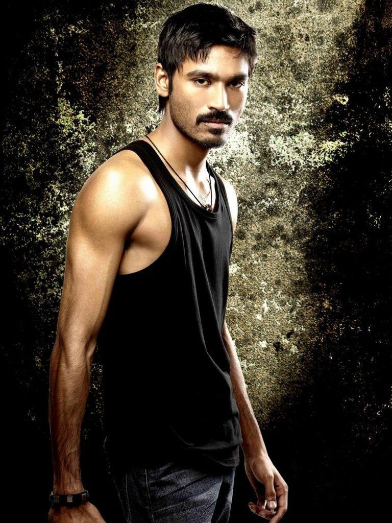 768x1024 HD Wallpaper of Tamil Actor Dhanush .