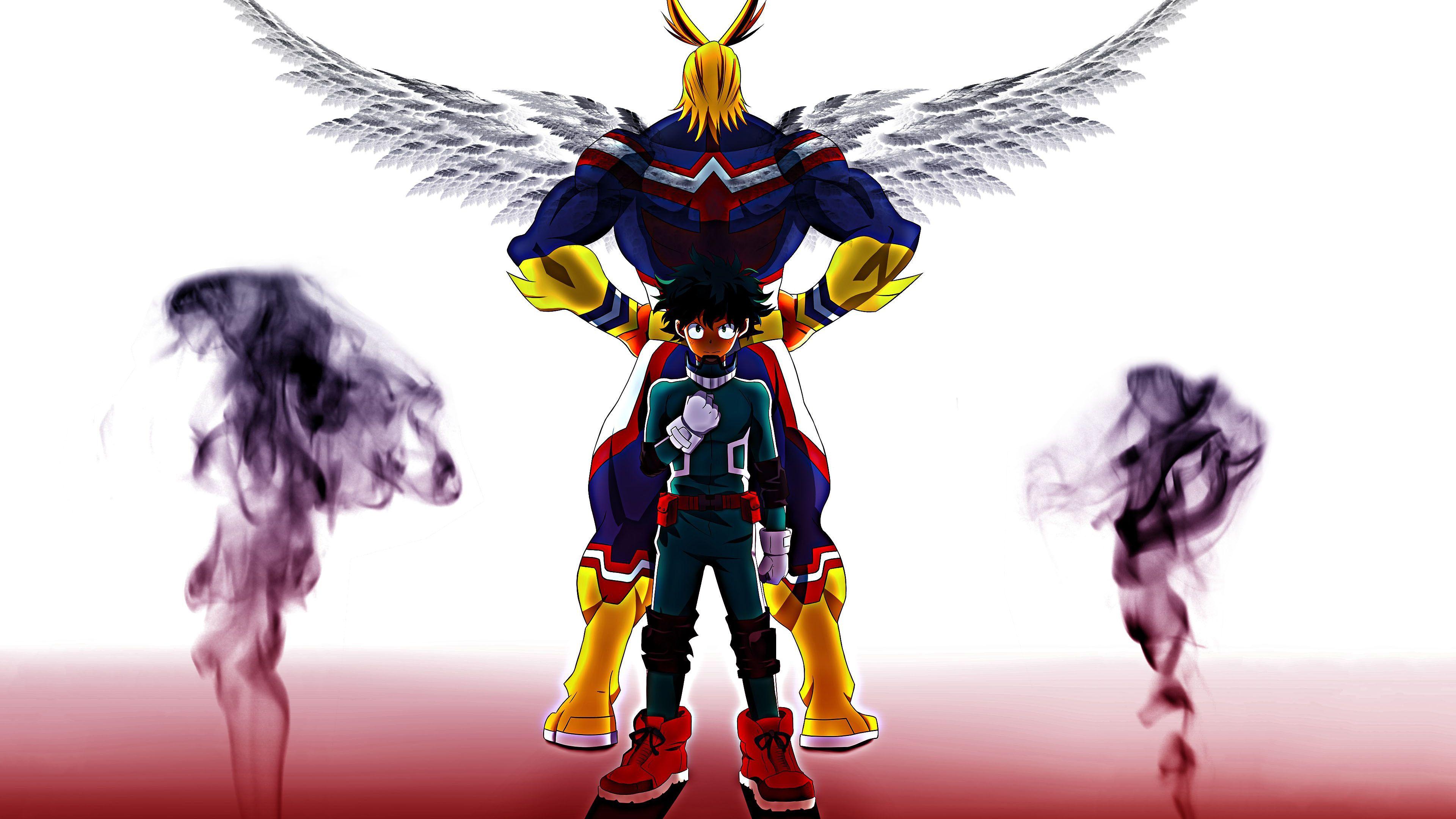 3840x2160 My Hero Academia All Might Wings 4K HD .hdwallpaper.in