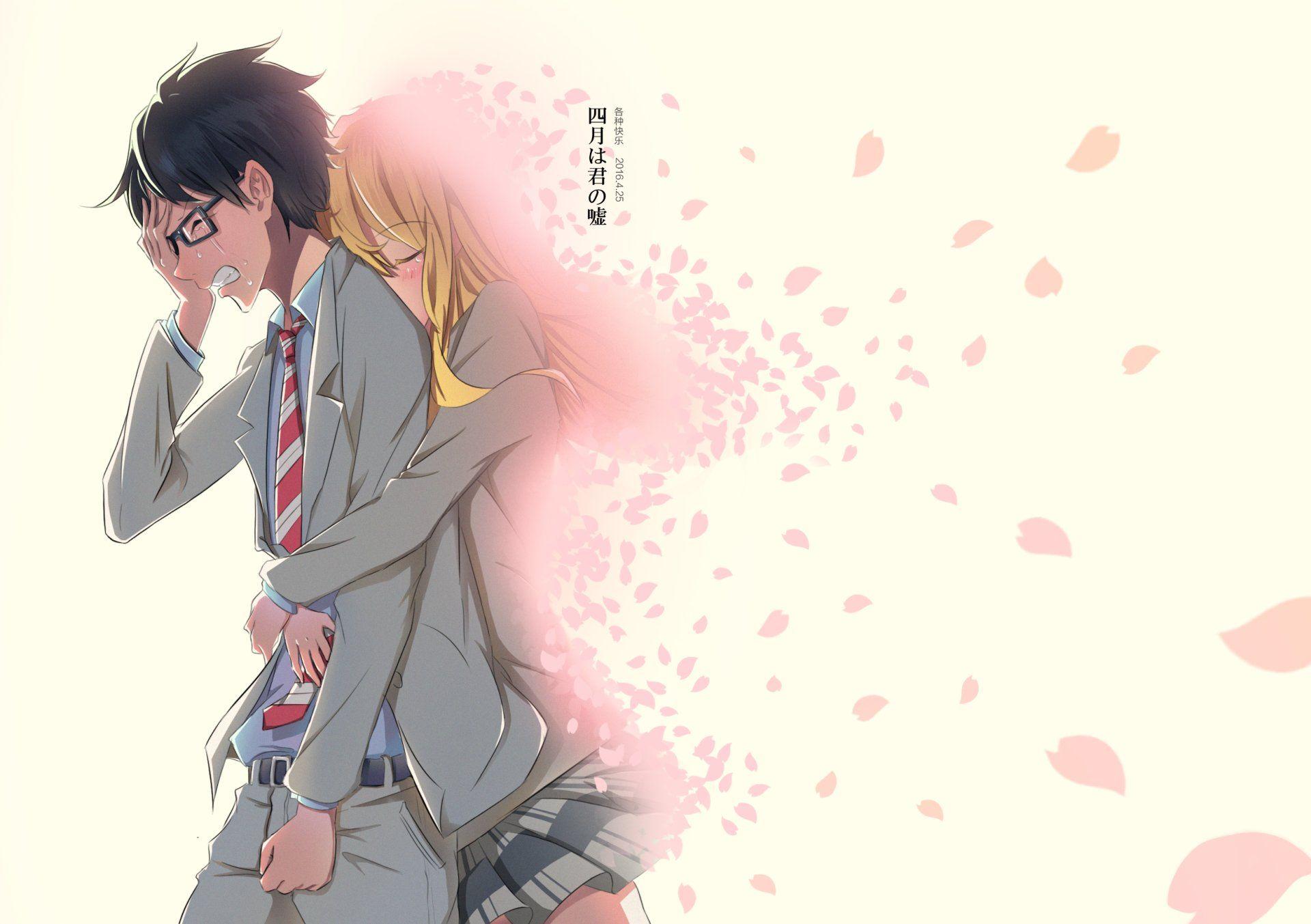 1920x1353 April Kousei Arima Kaori Miyazono .
