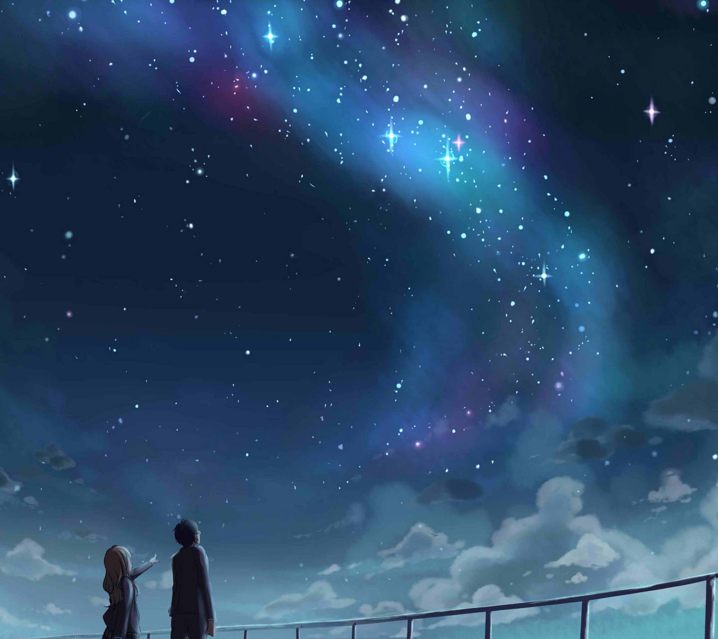 1440x1280 Kaori and Kousei wallpaper by JK_Mannen .