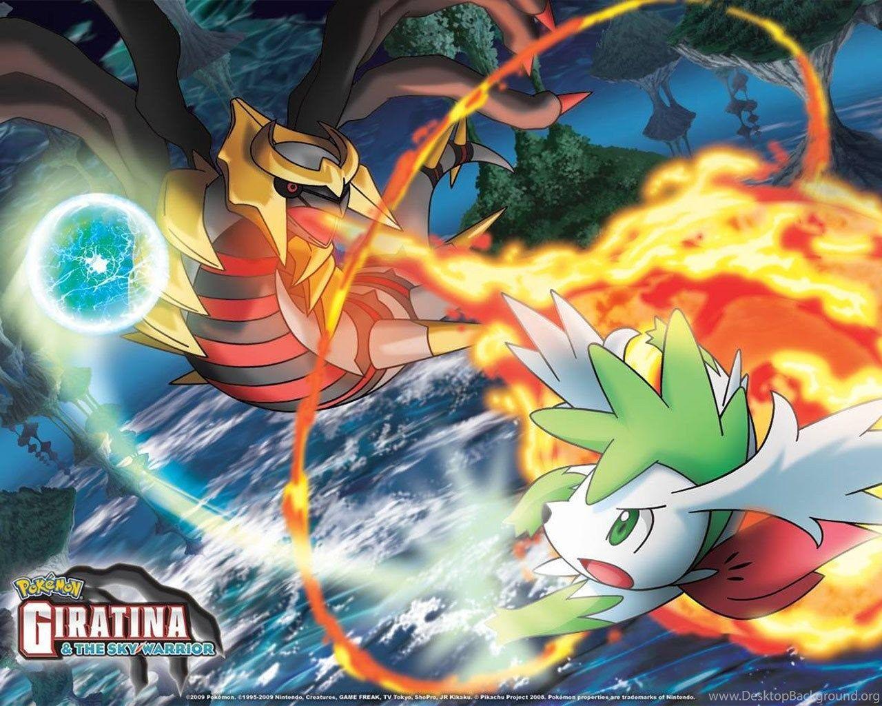 1280x1024 Sky Shaymin And Giratina Pokémon .