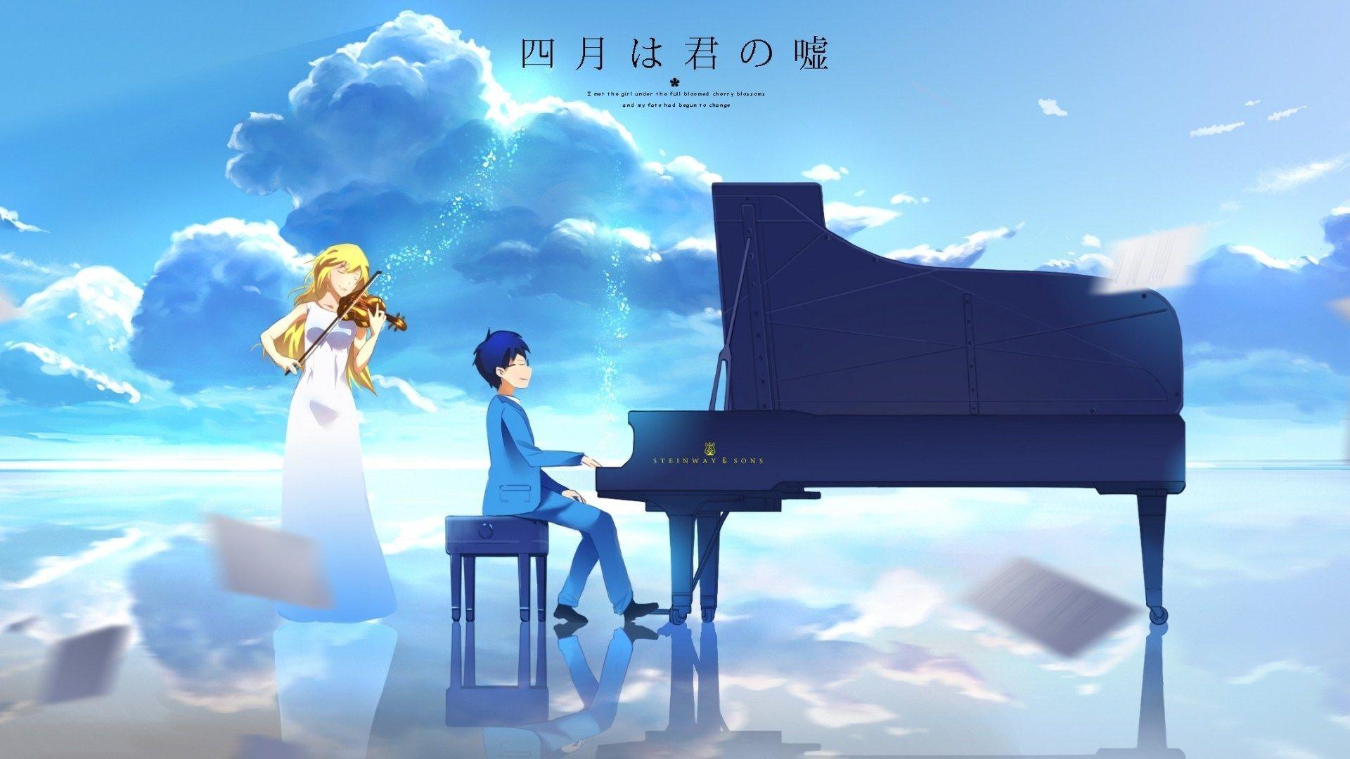 1920x1080 Kaori Miyazono, Kousei Arima, Your Lie .
