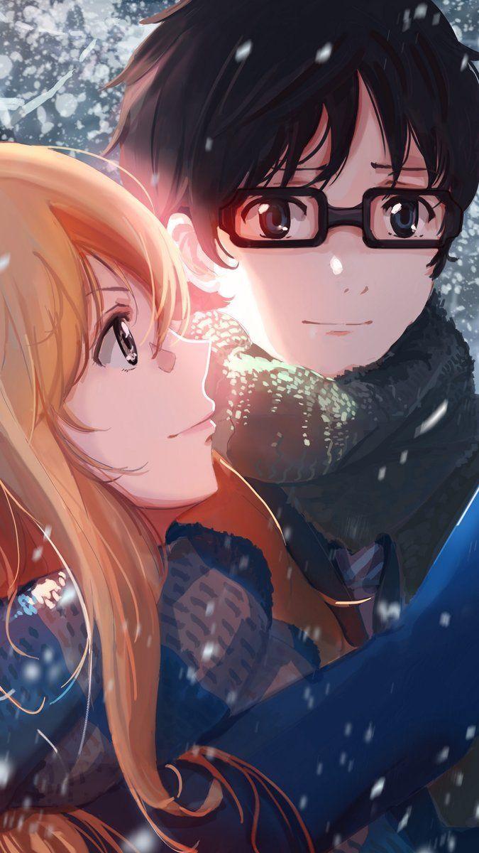 675x1200 Kaori miyazono, kousei arima wallpaper .com