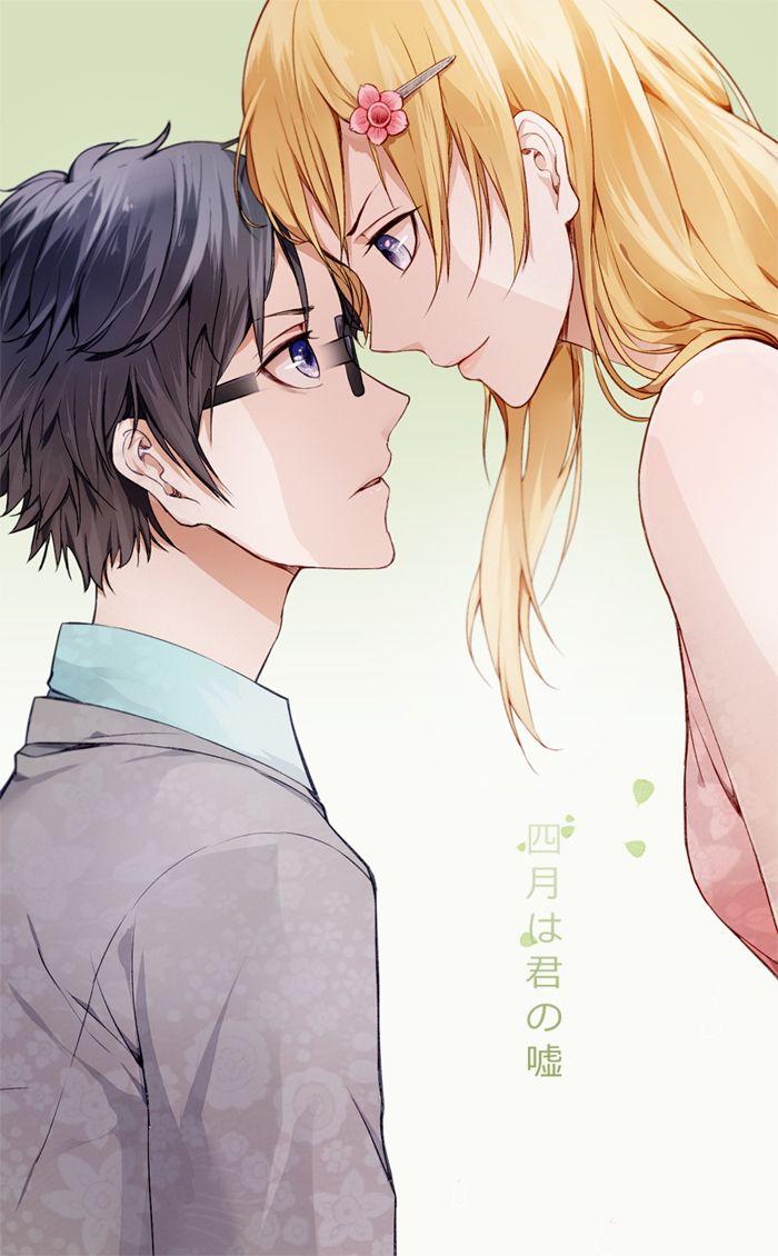 700x1130 Your Lie In April Drawing Kaori And .