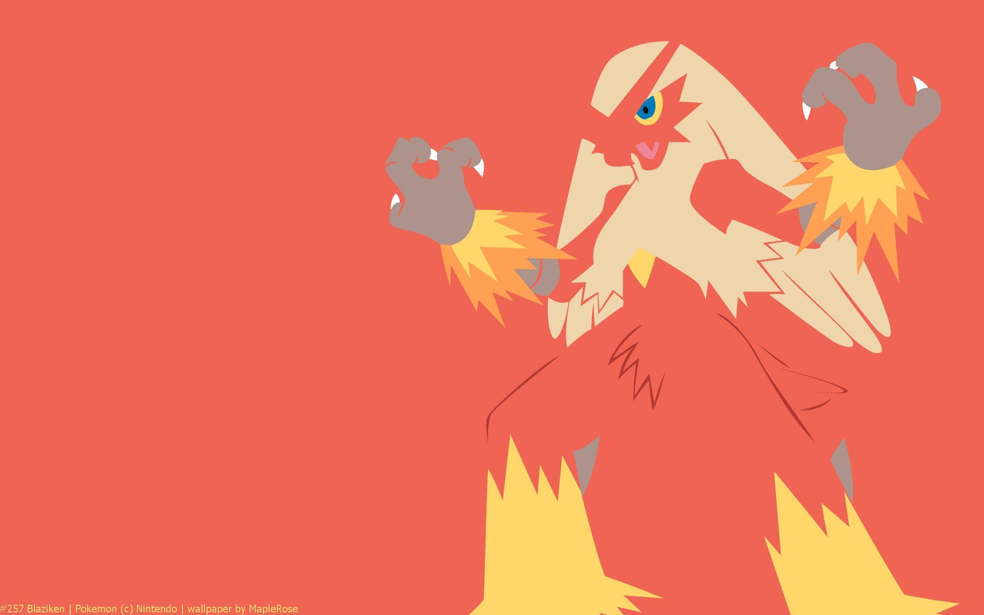 1920x1200 Blaziken Pokemon with Background on .