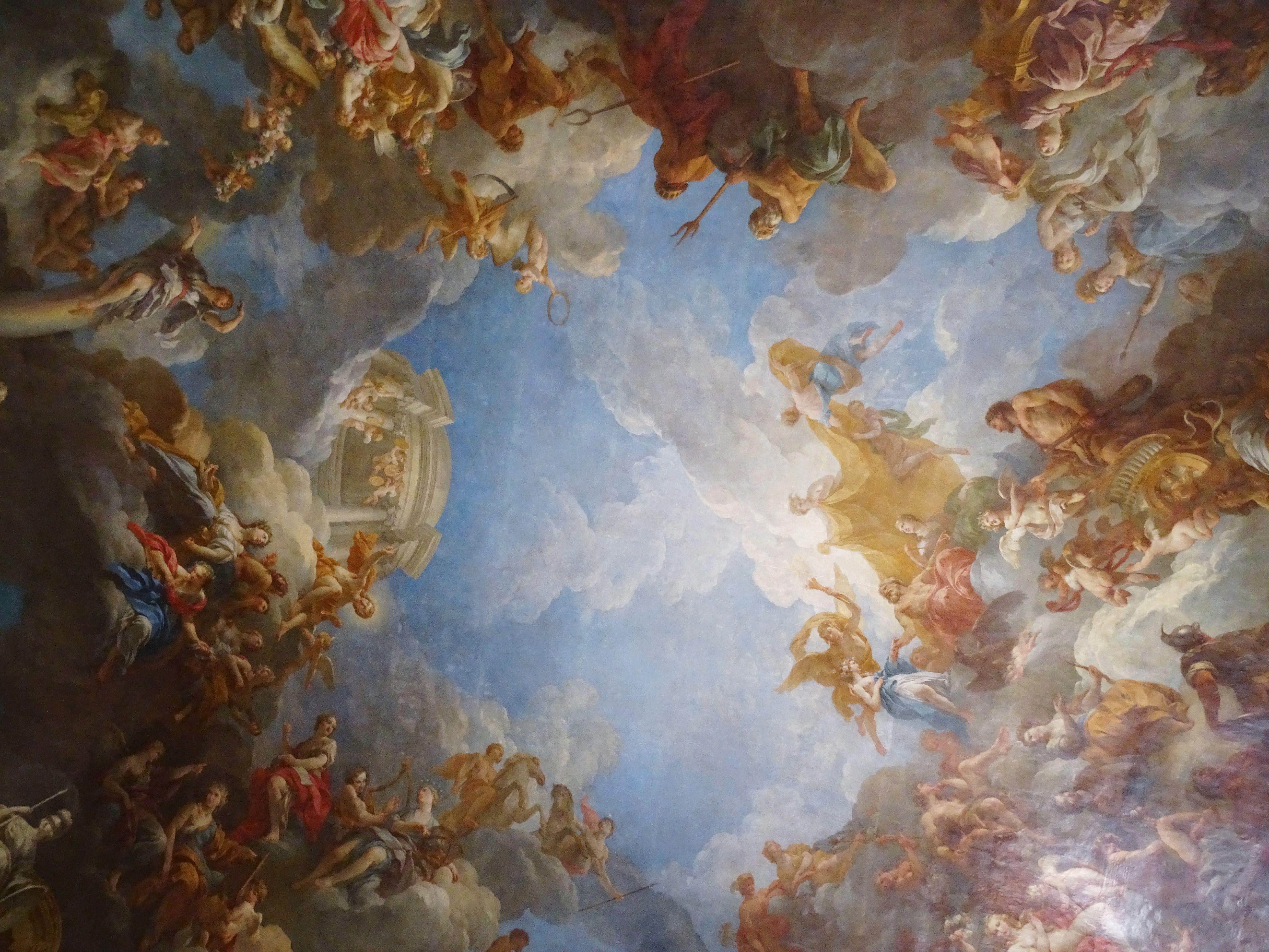 5184x3888 angels ceiling painting free image