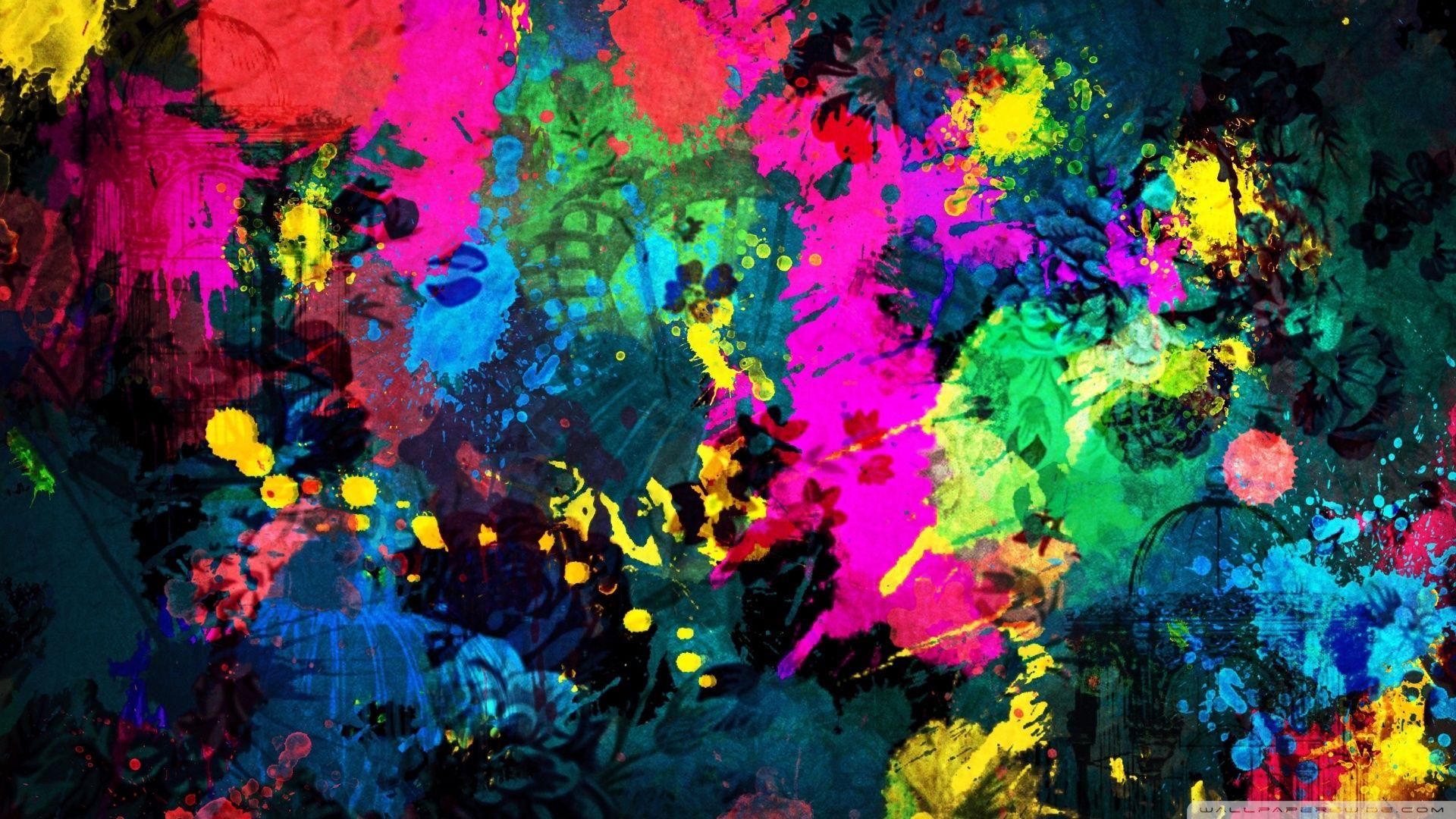 1920x1080 Splatter Paint