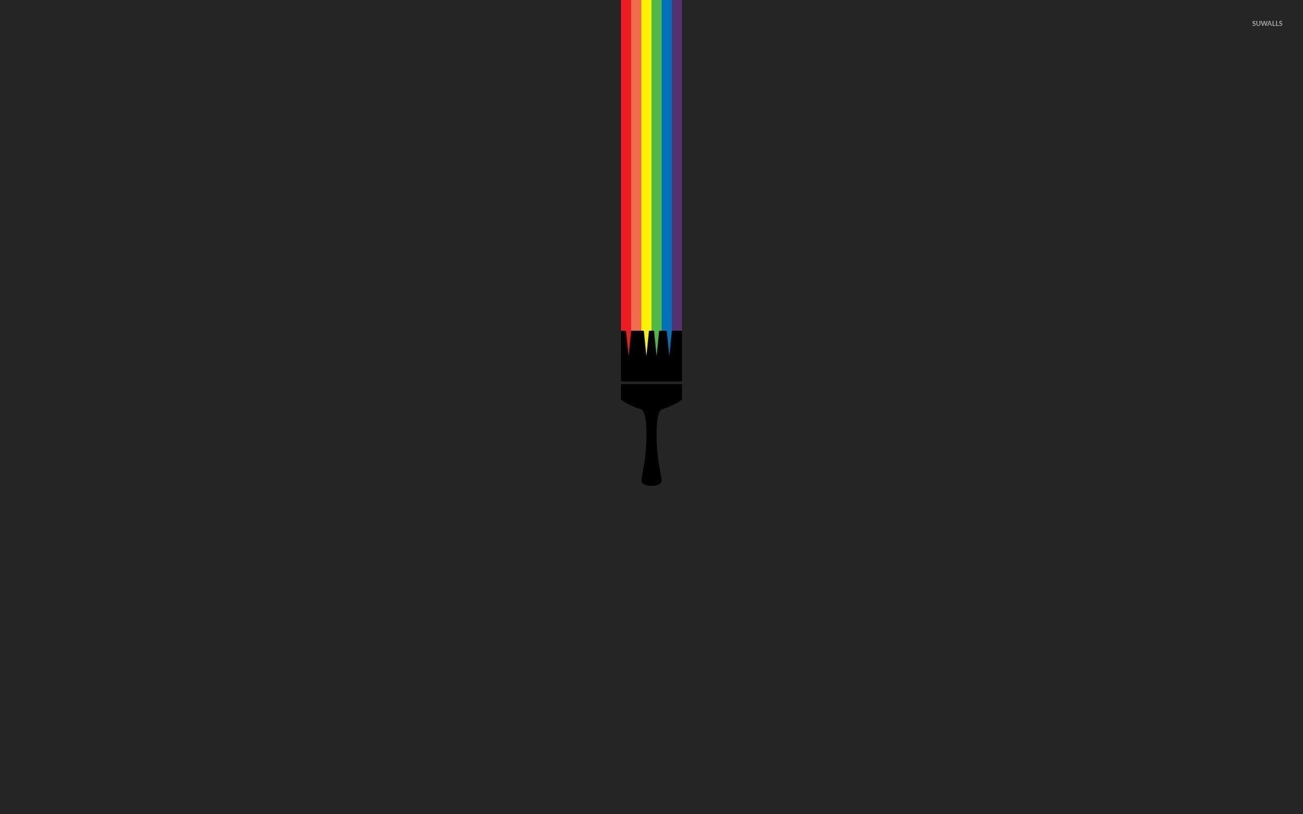 2560x1600 Paint a rainbow wallpaper .