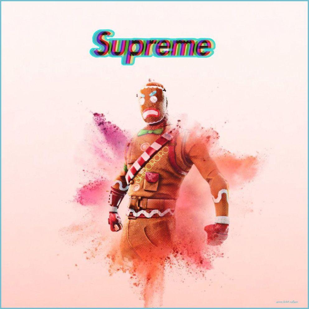 993x993 Supreme Fortnite Wallpaper .