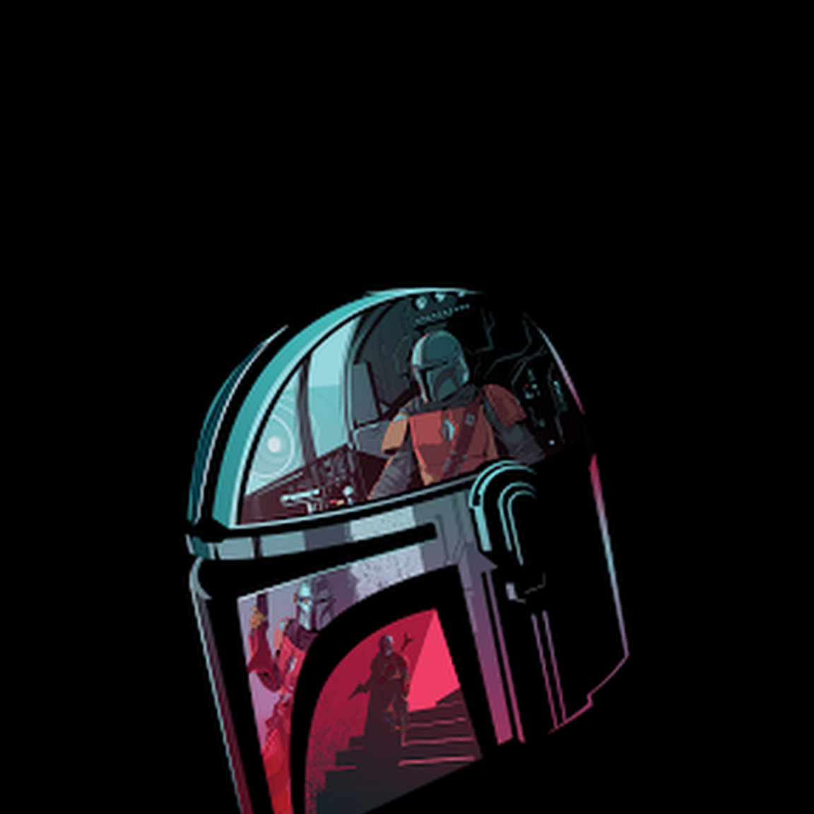 1152x1152 Mandalorian Wallpaper3Dandroidwall.