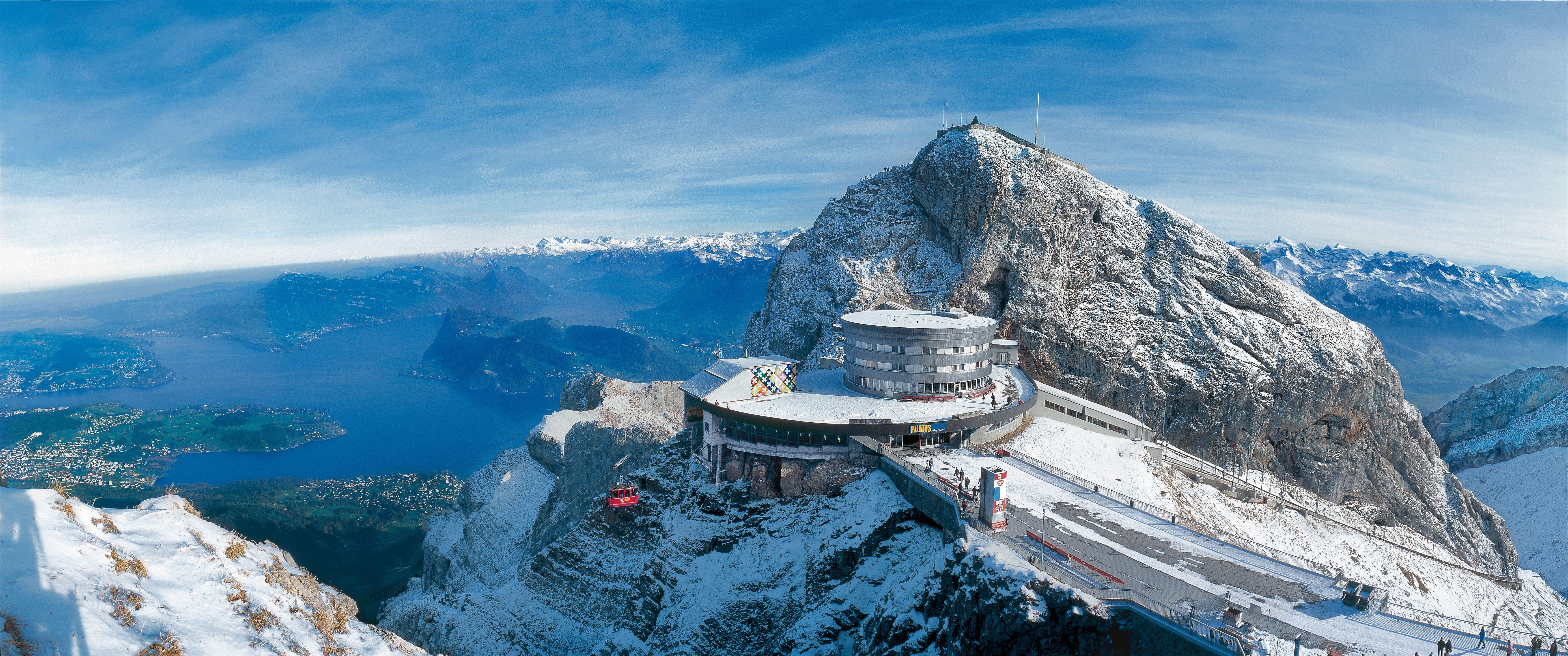 7000x2931 Mount Pilatus Wallpaper and Background Image