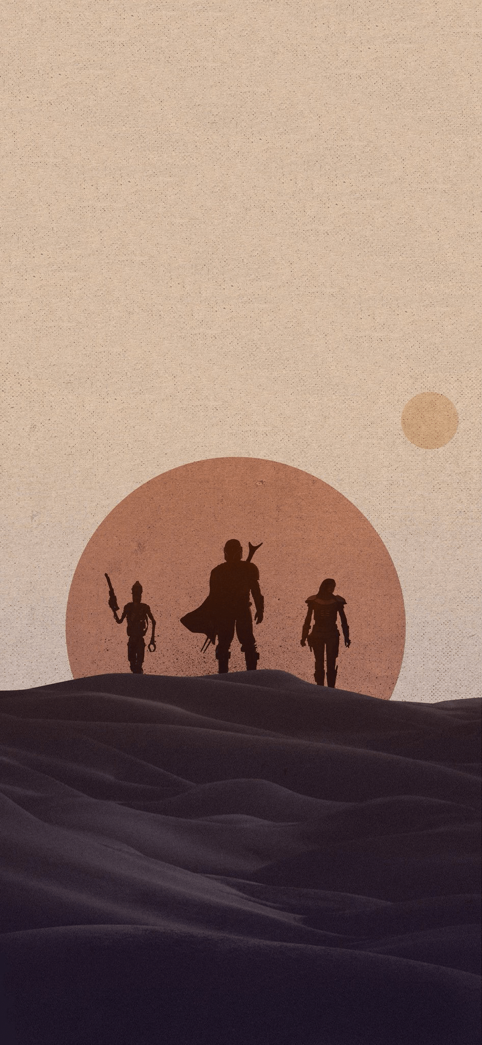 946x2048 Mandalorian Art Wallpaper Cellphone .