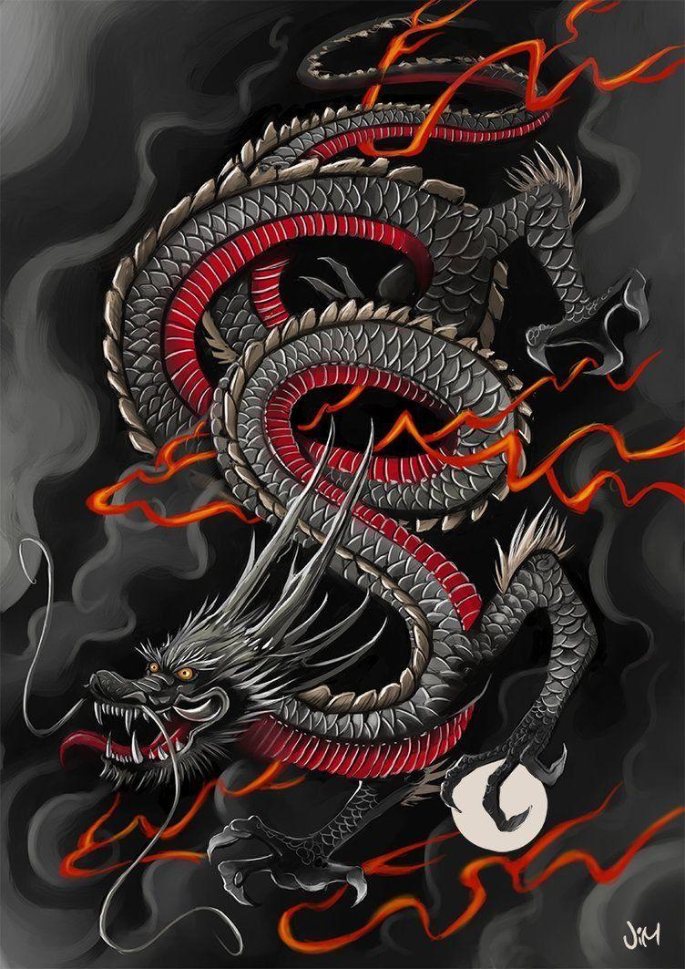 752x1063 Japanese Demon Wallpaper