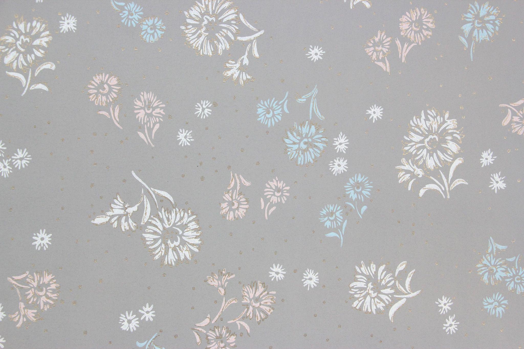 2048x1365 Gray Floral Wallpaperwallpaper.dog