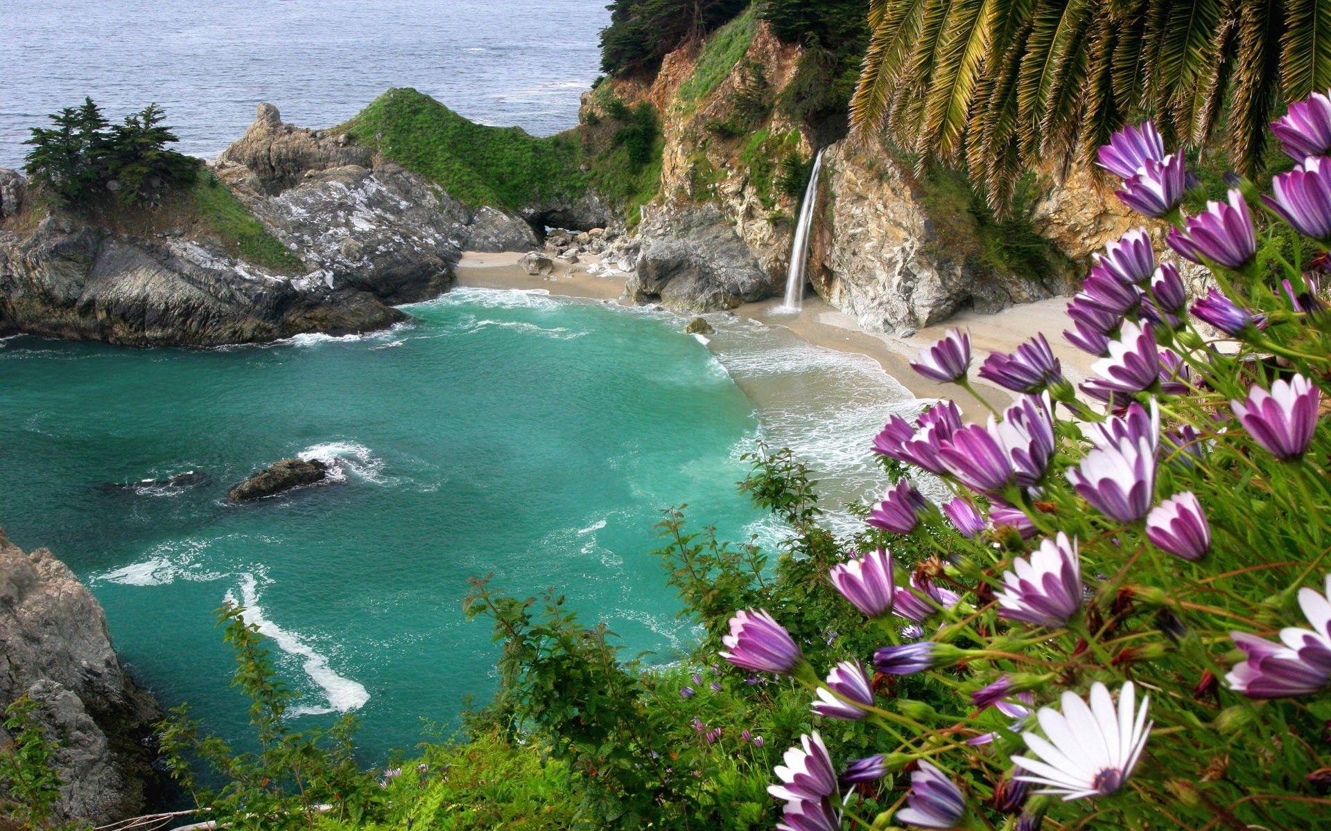 1920x1200 beach, Sea, Landscape, Nature .