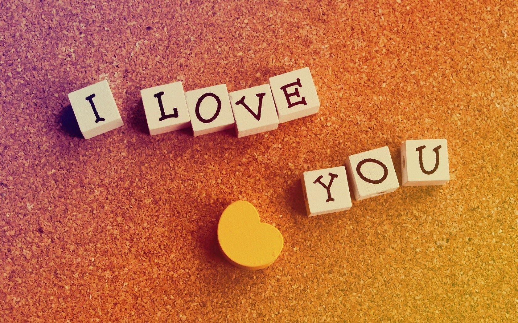1680x1050 I Love You Heart Wallpaper .