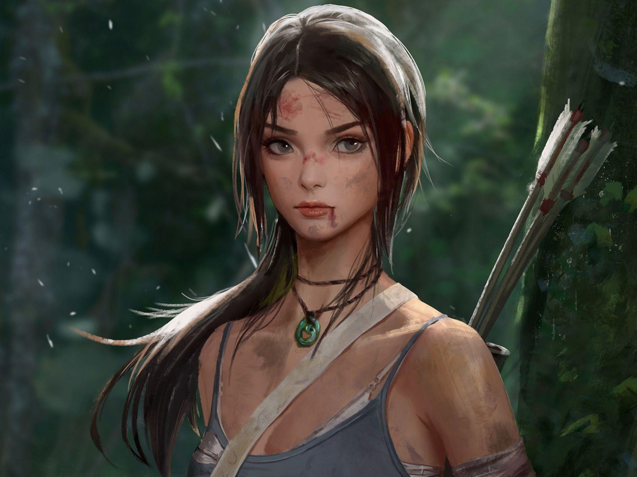 2048x1536 Wallpaper 4k Tomb Raider Fan Art Tomb .