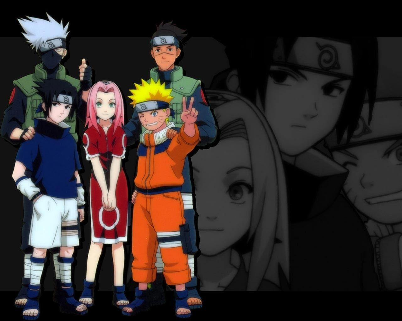 1280x1024 anime, Naruto Uzumaki, Uchiha Sasuke, Hatake Kakashi, Haruno Sakura