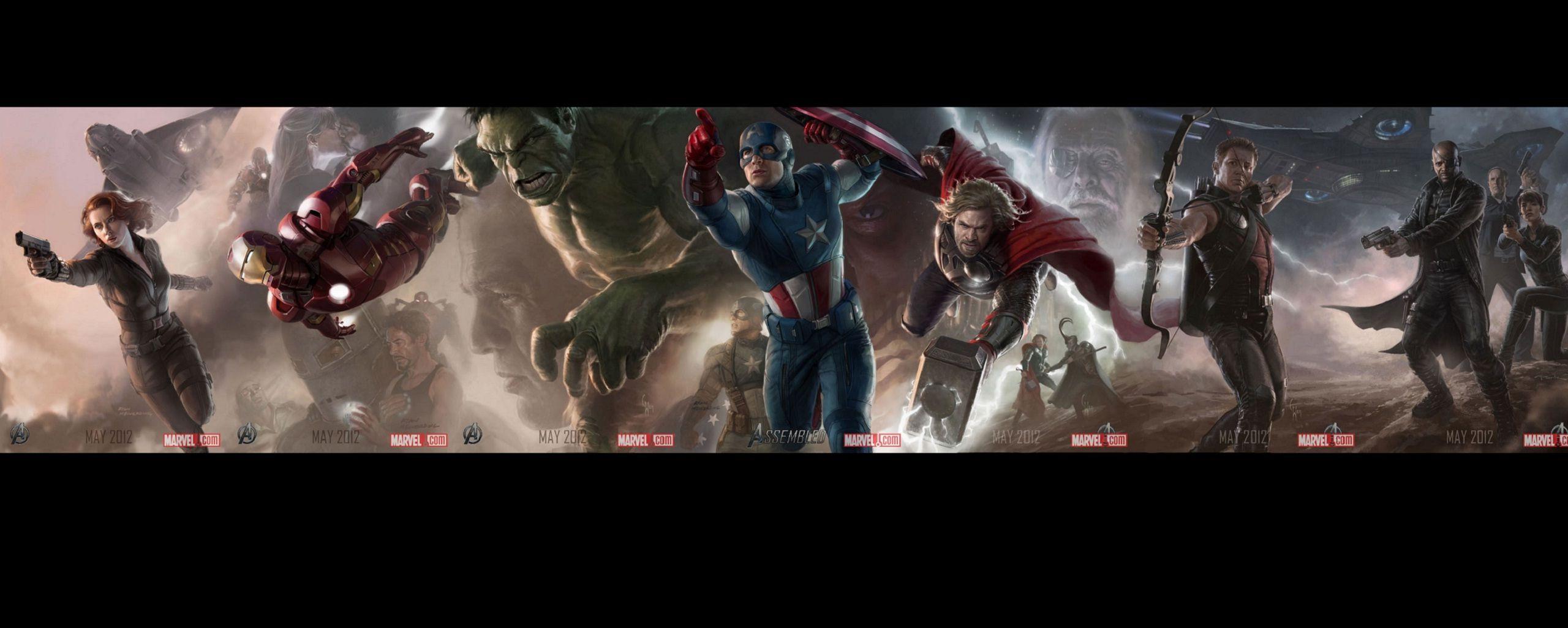 2560x1026 X Men Dual Monitor