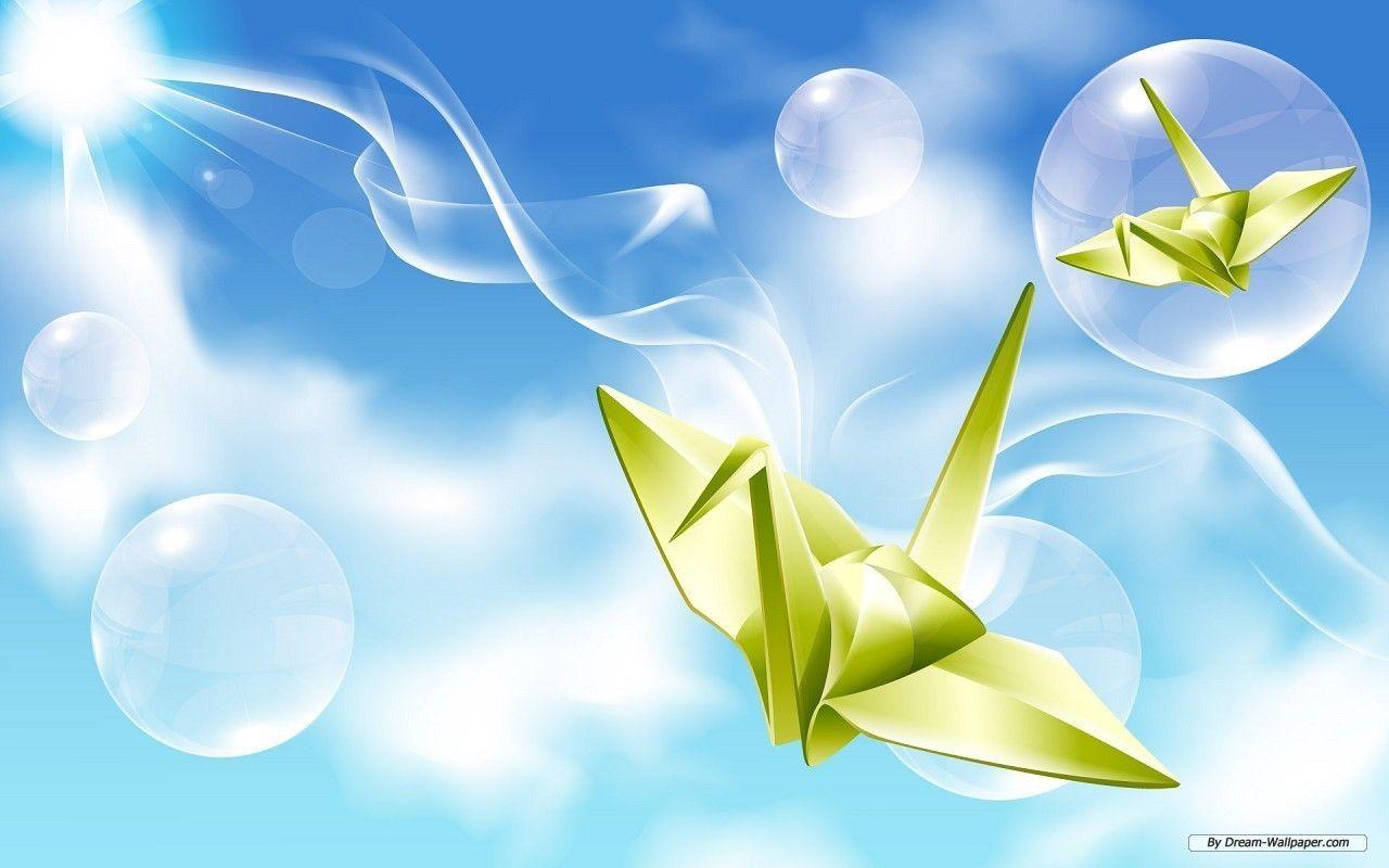 1280x800 Origami image Origami Crane Wallpaper HD wallpaper and background