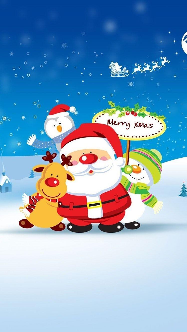 750x1334 Apple iPhone X Christmas Wallpaper .itl.cat