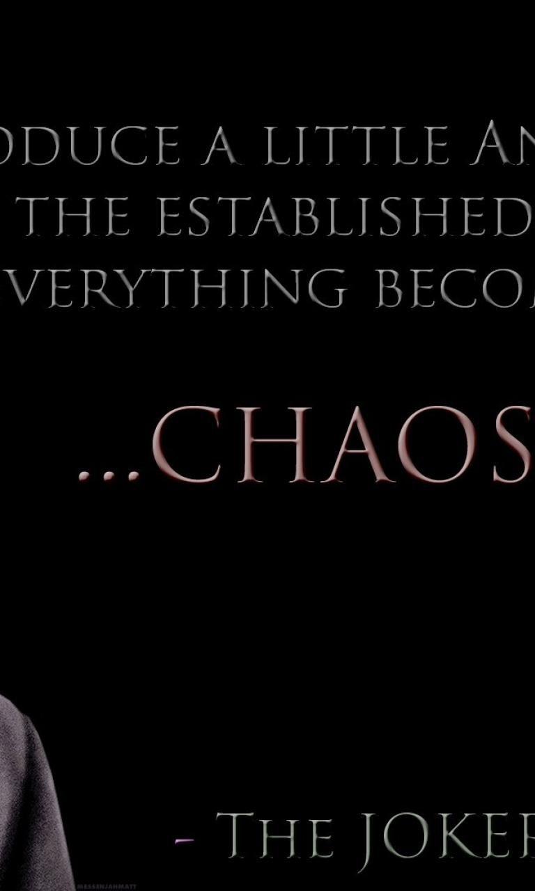 768x1280 The Joker Quotes Wallpaper