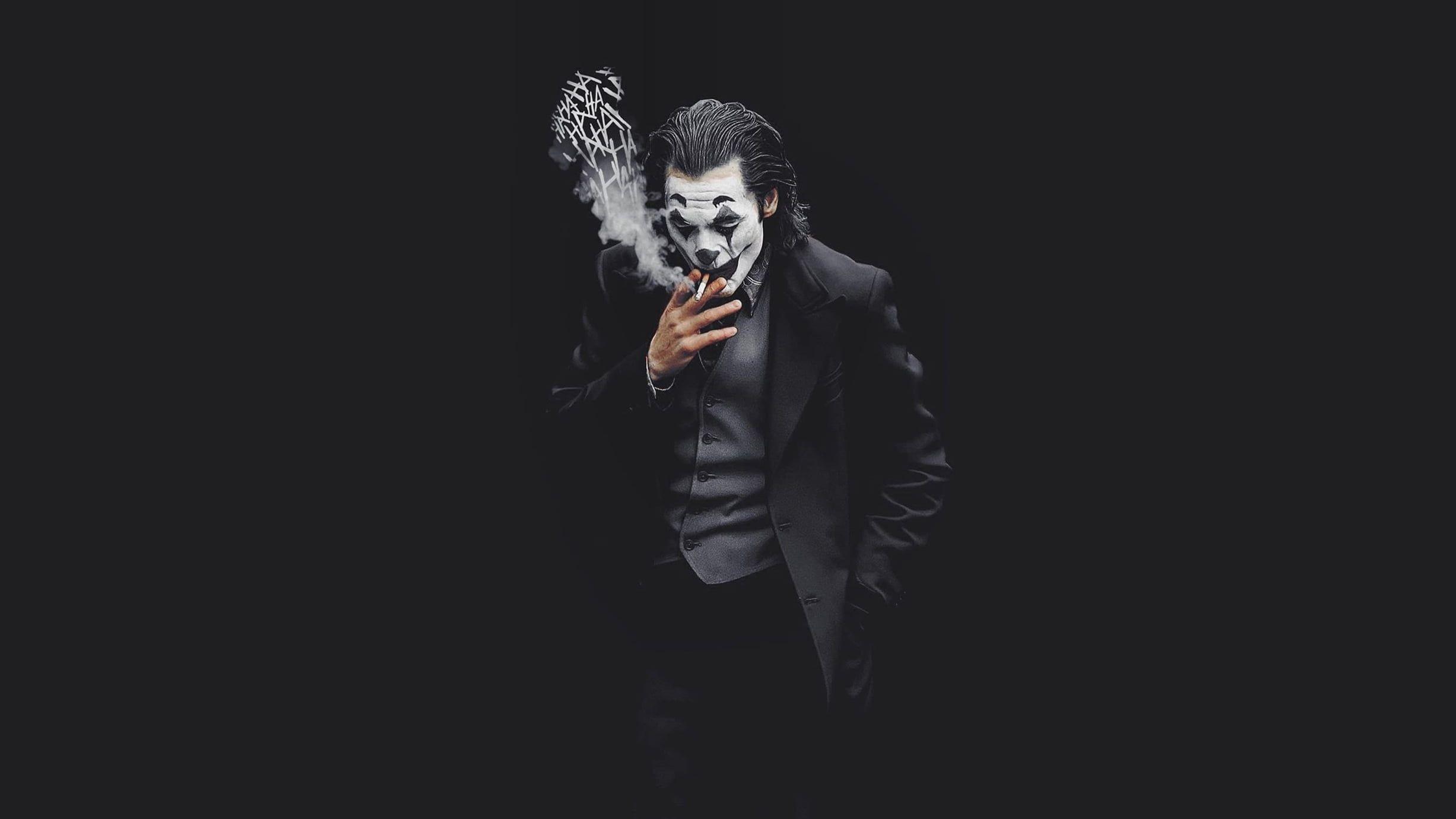 2453x1380 Joker #black DC Comics #Batman Joaquin Phoenix movie characters P #wallpaper #hdwallpape. Joker HD wallpaper, Joker iphone wallpaper, Joker wallpaper