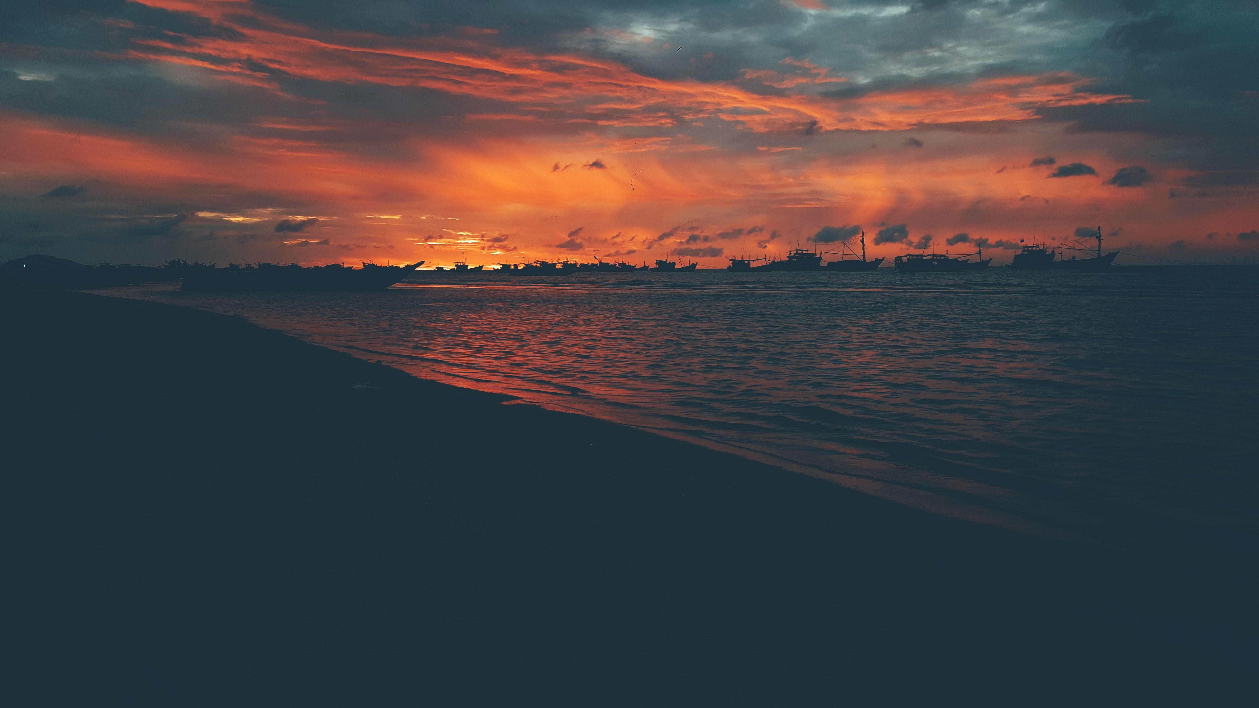 5312x2988 Beach Photo During Golden .