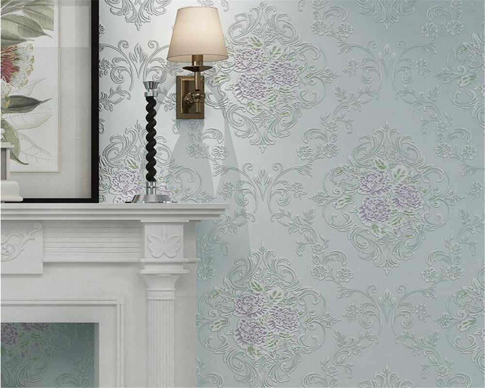 1000x800 Beibehang Embossed wallpaper pink .