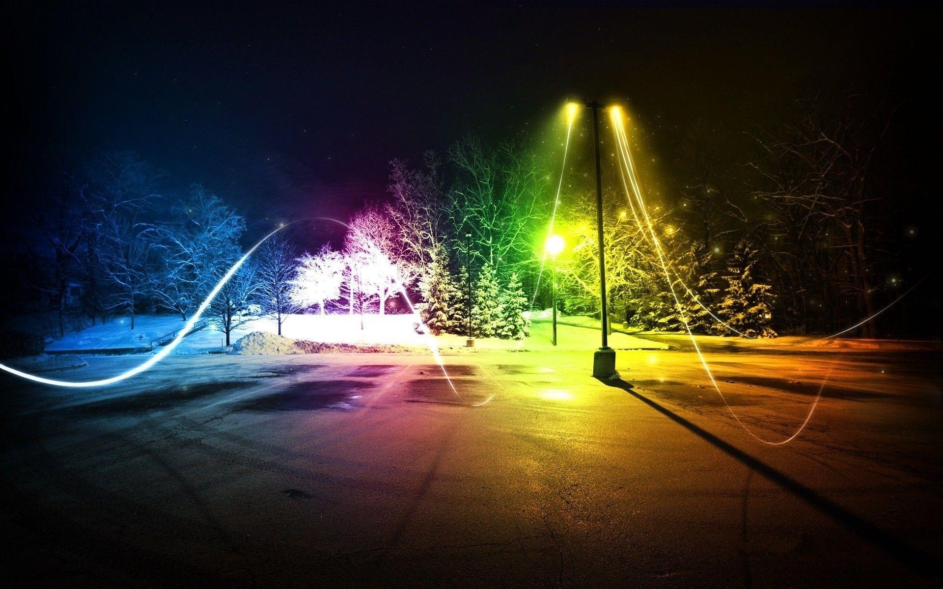 1920x1200 Colorful City Lights Wallpapermillion