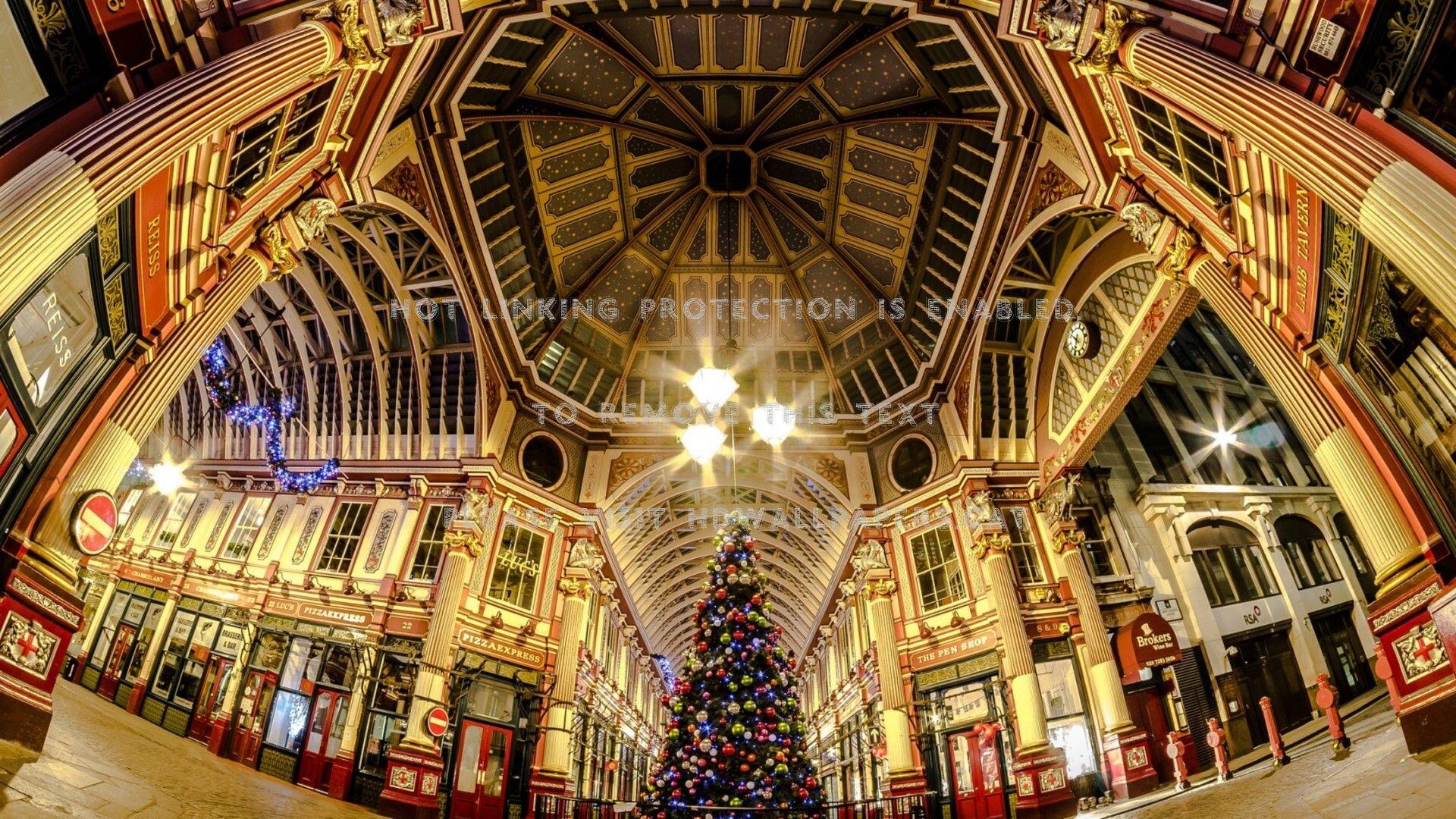 1920x1080 london street at christmas in fish eye mallhdwallpaper.cat