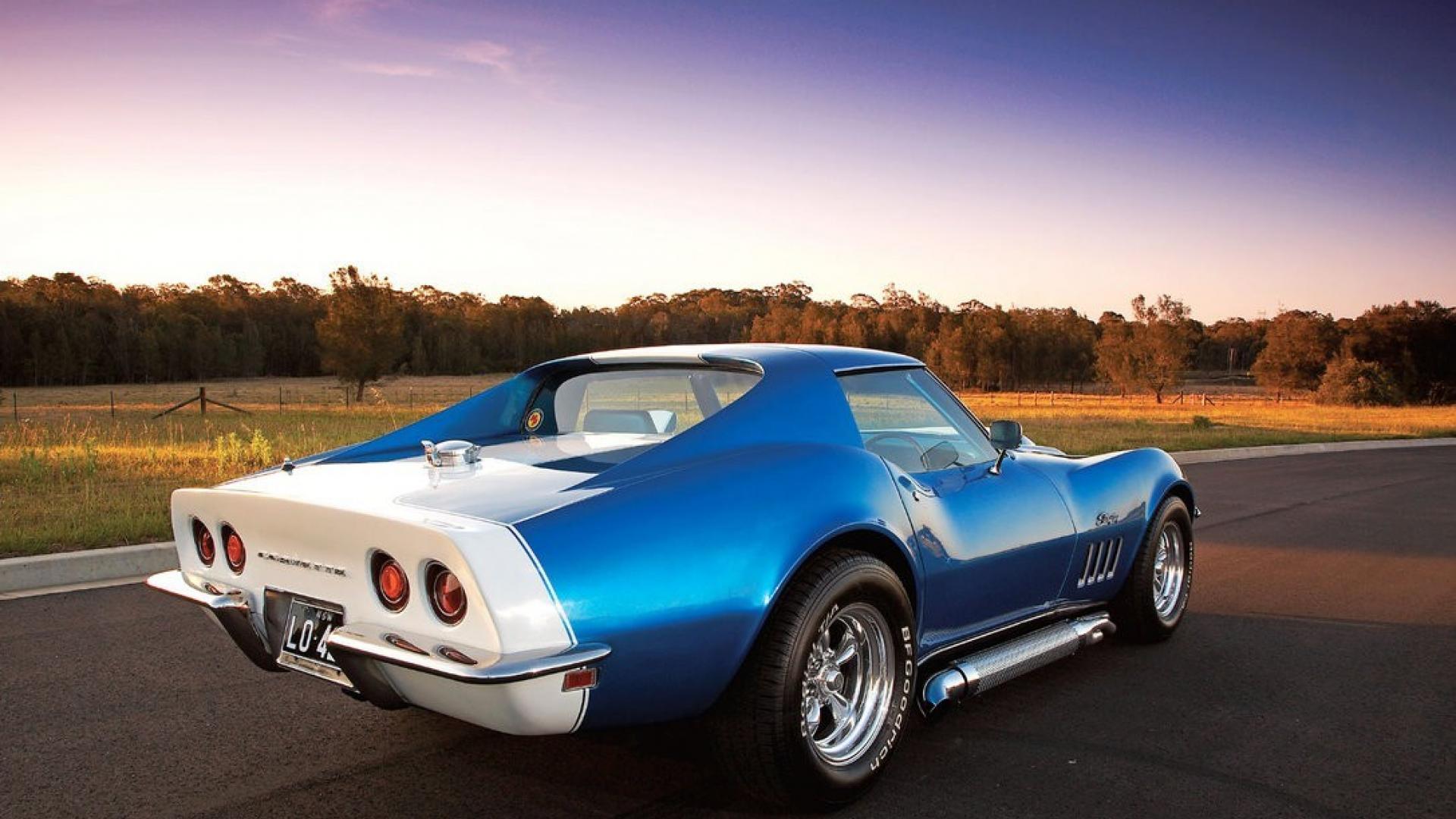 1920x1080 1969 Corvette Stingray Wallpaper .
