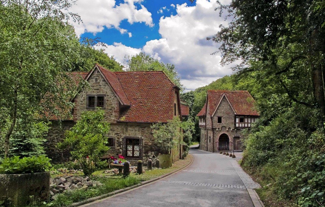 1332x850 Wallpaper Germany, village, houses,