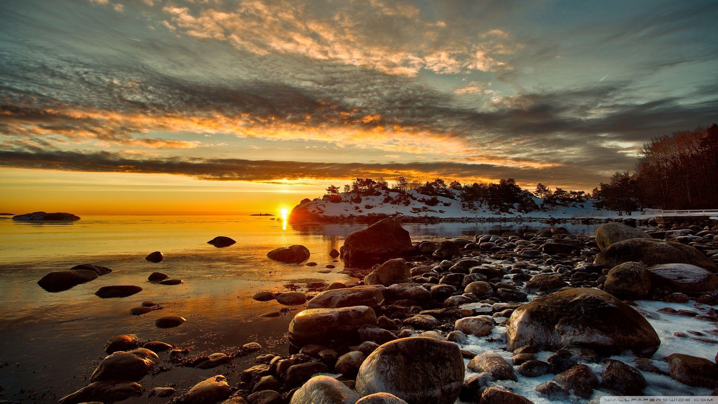 2400x1350 Winter Sunshine Ultra HD Desktop .