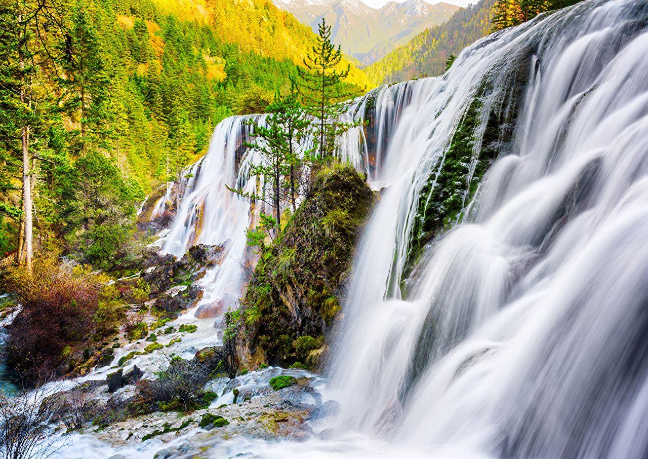 1280x906 Wallpaper China Pearl Shoal Waterfall .