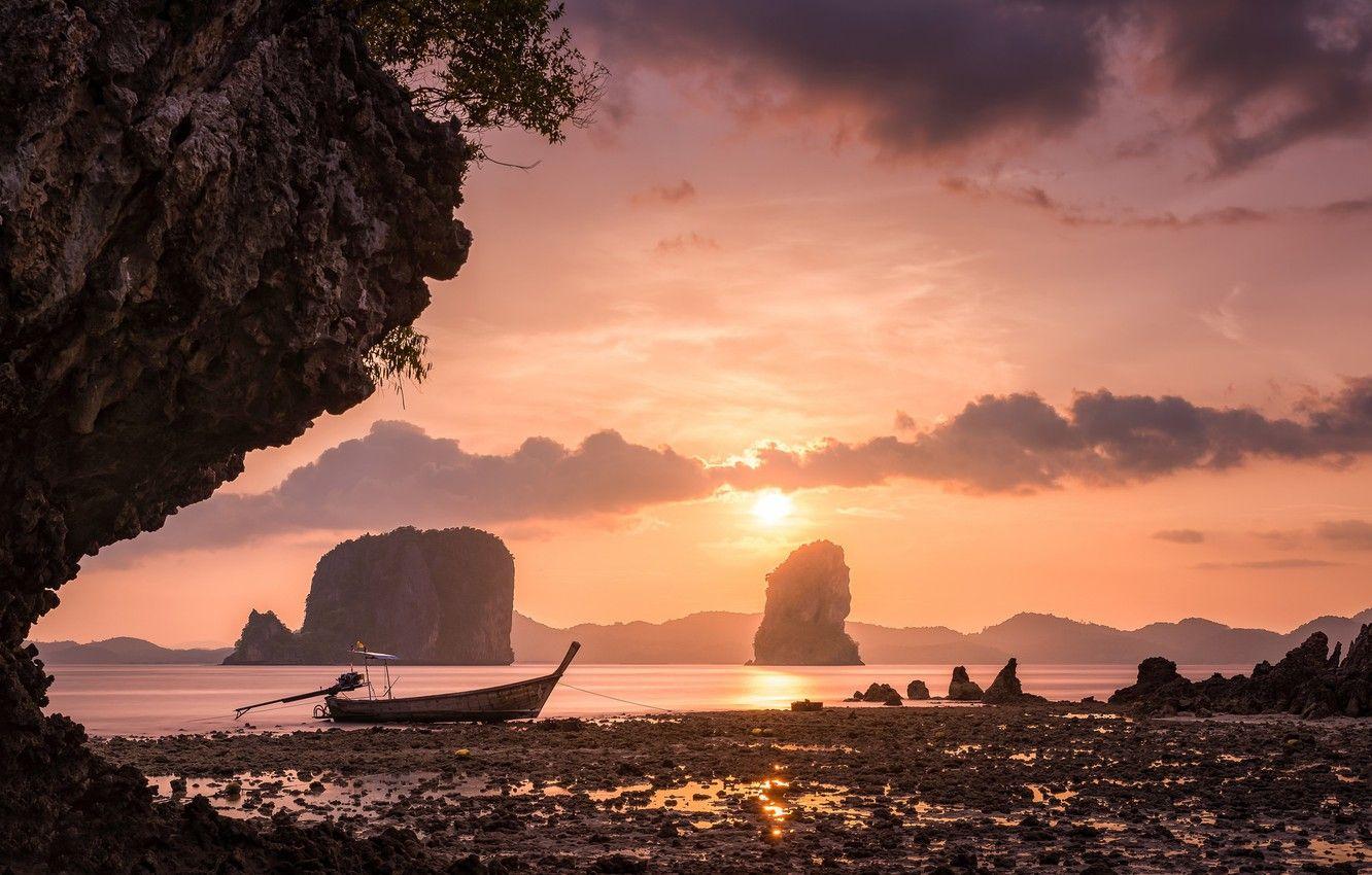 1332x850 Wallpaper sea, the sky, sunset, rocks .