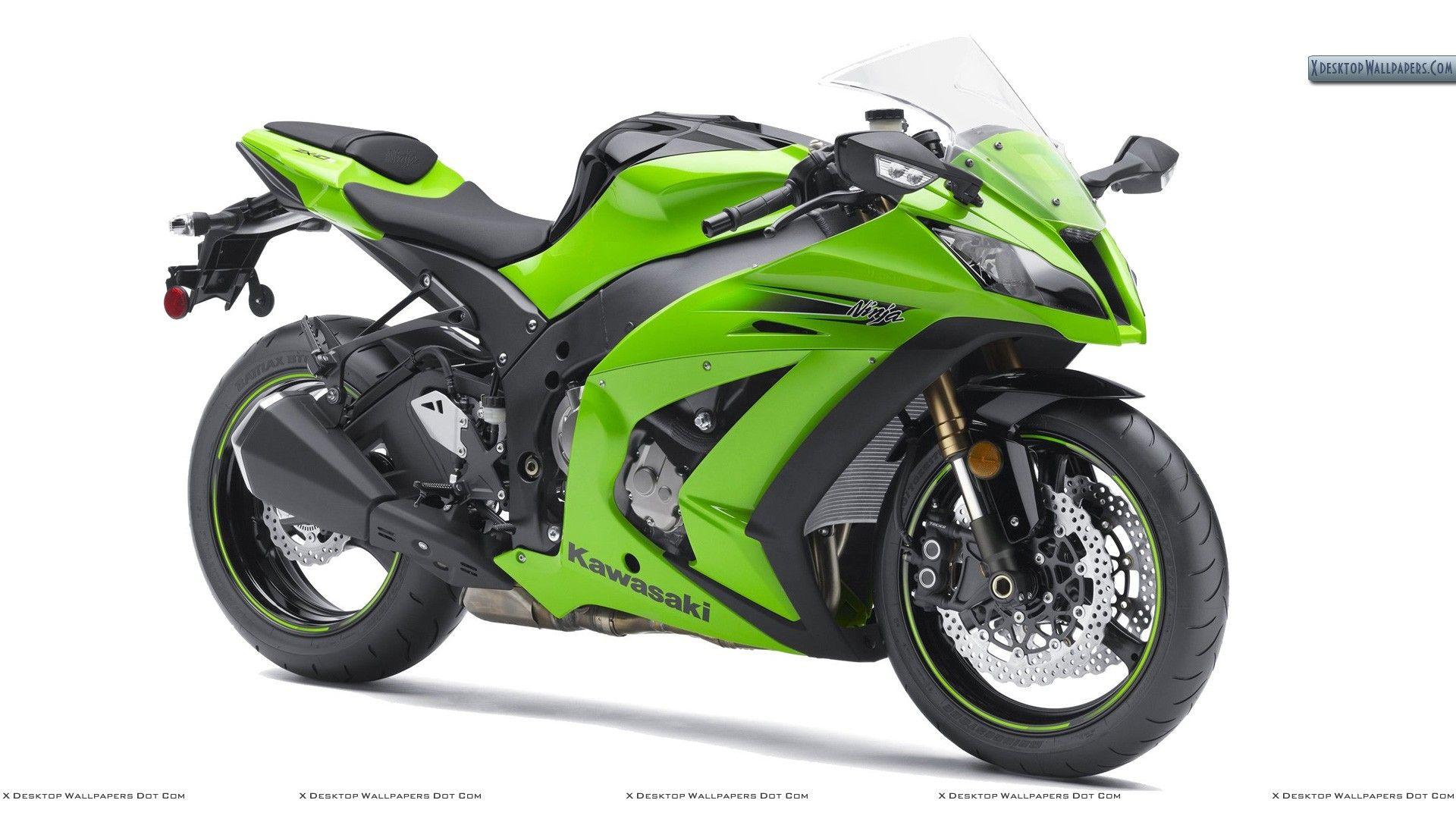 1920x1080 Kawasaki Ninja ZX 10R- Green Color Wallpaper