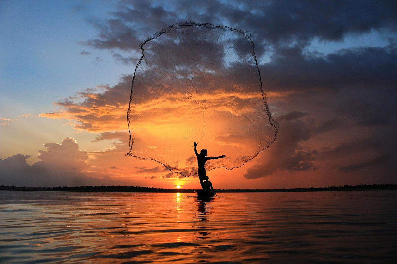 1280x853 Picture Thailand silhouettes Sea Nature .