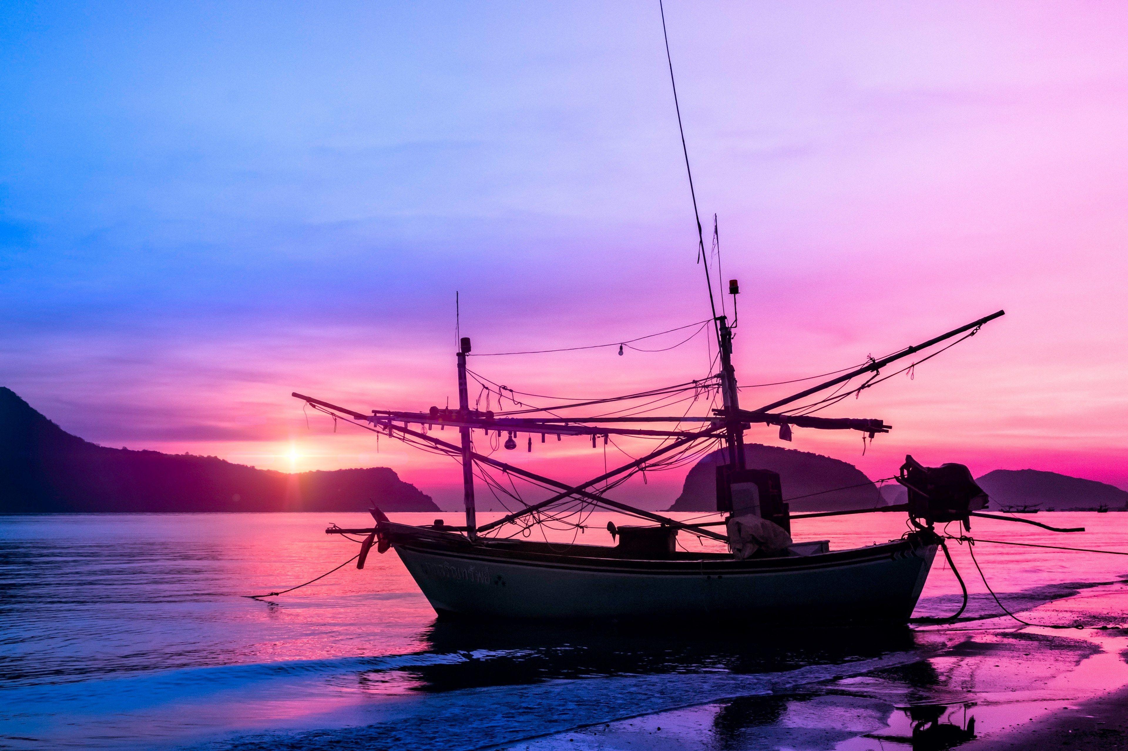 3840x2559 sunset in thailand 4k