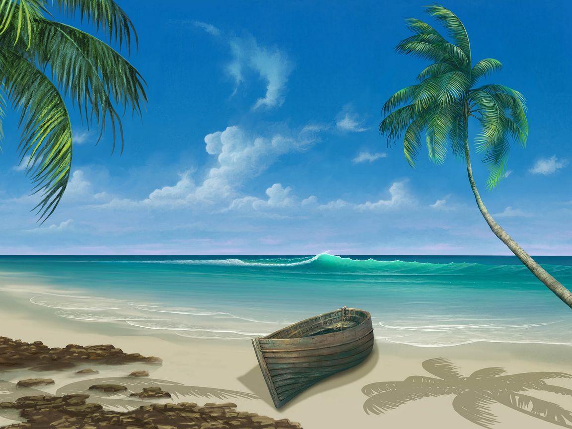 1152x864 Download wallpaper 1152x864 palm tree .