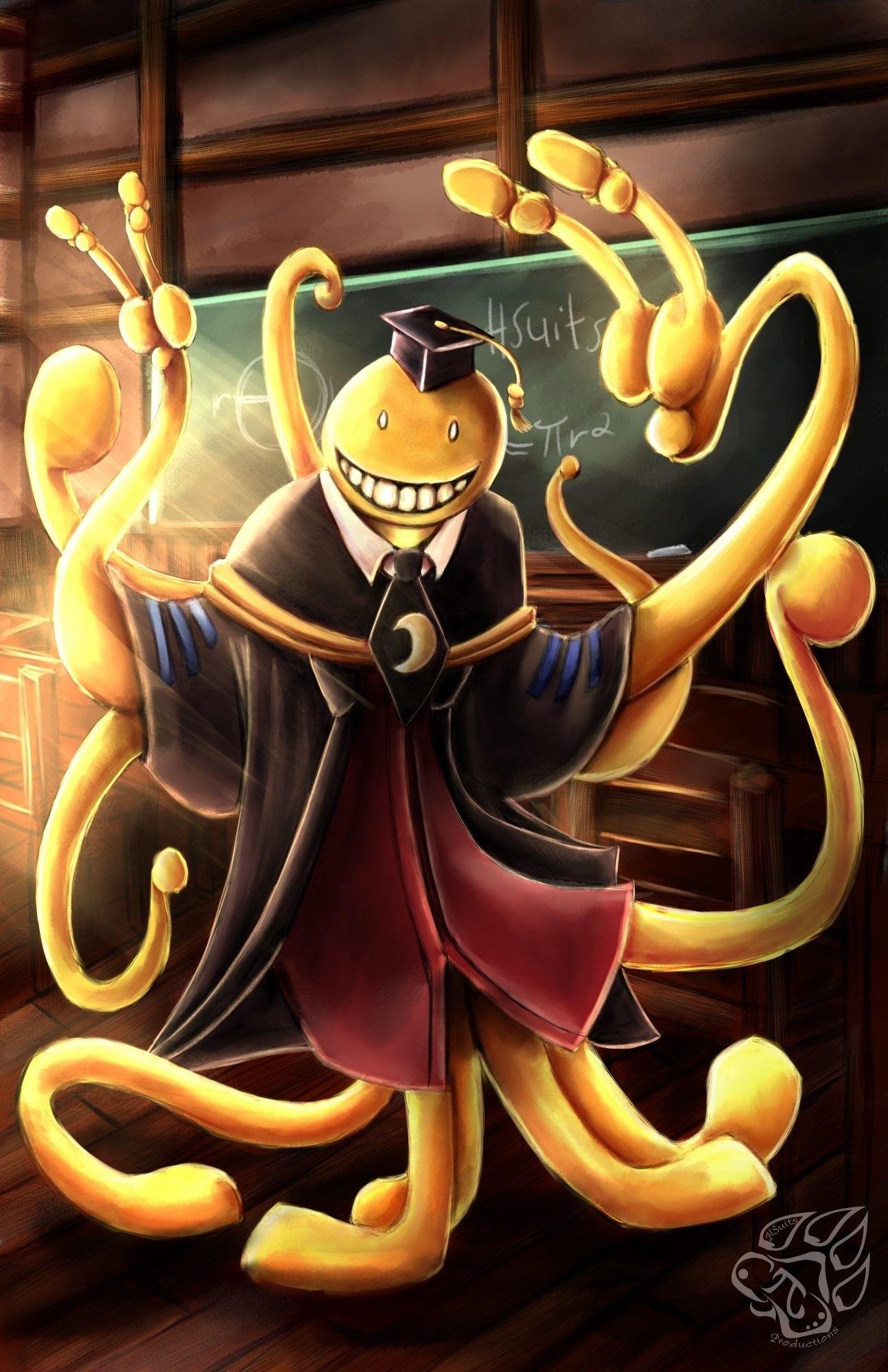 1294x2000 Assassination Classroom Phone Wallpaper .