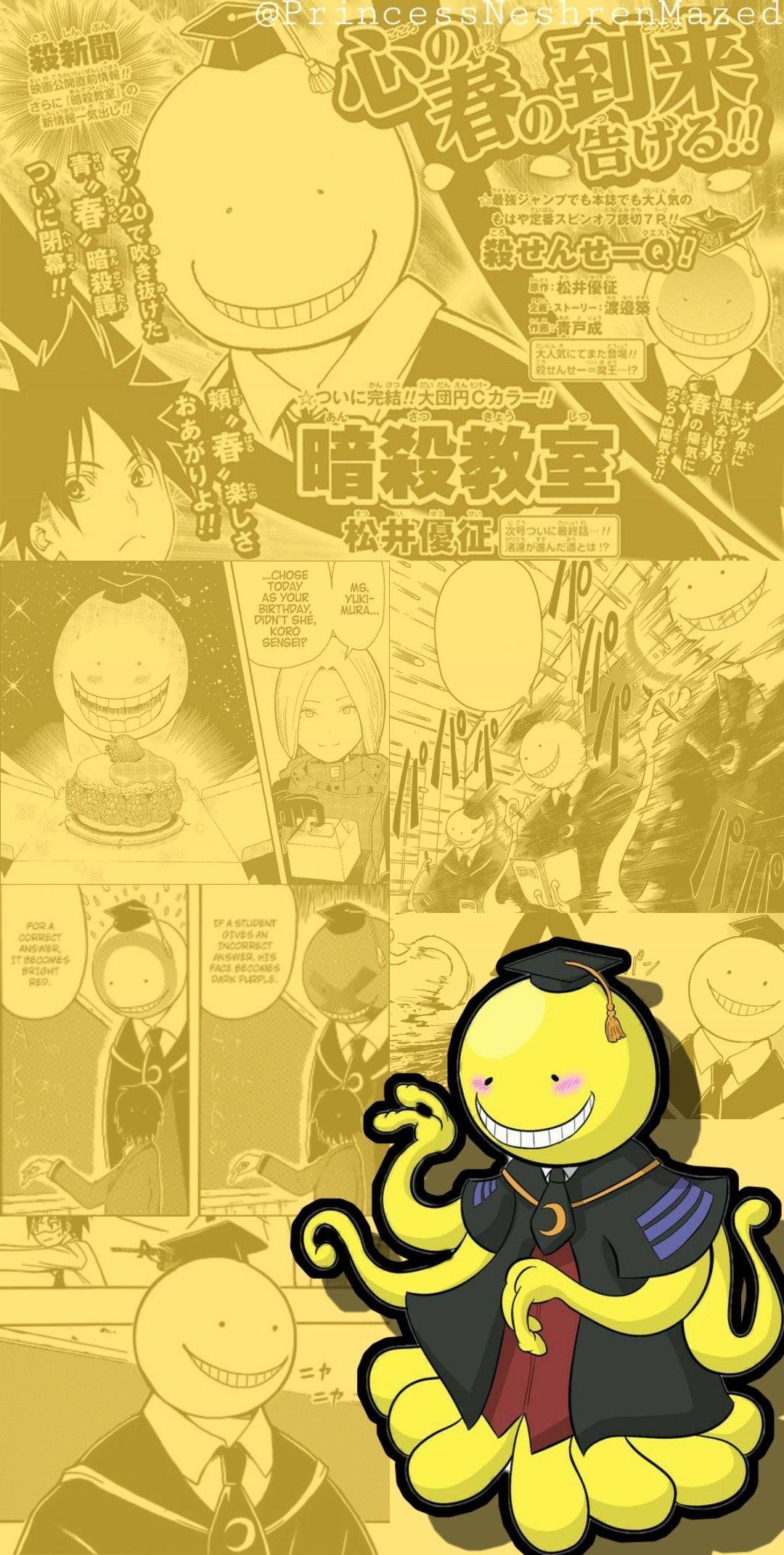 Koro Sensei Phone Wallpapers - Top Free Koro Sensei Phone Backgrounds ...