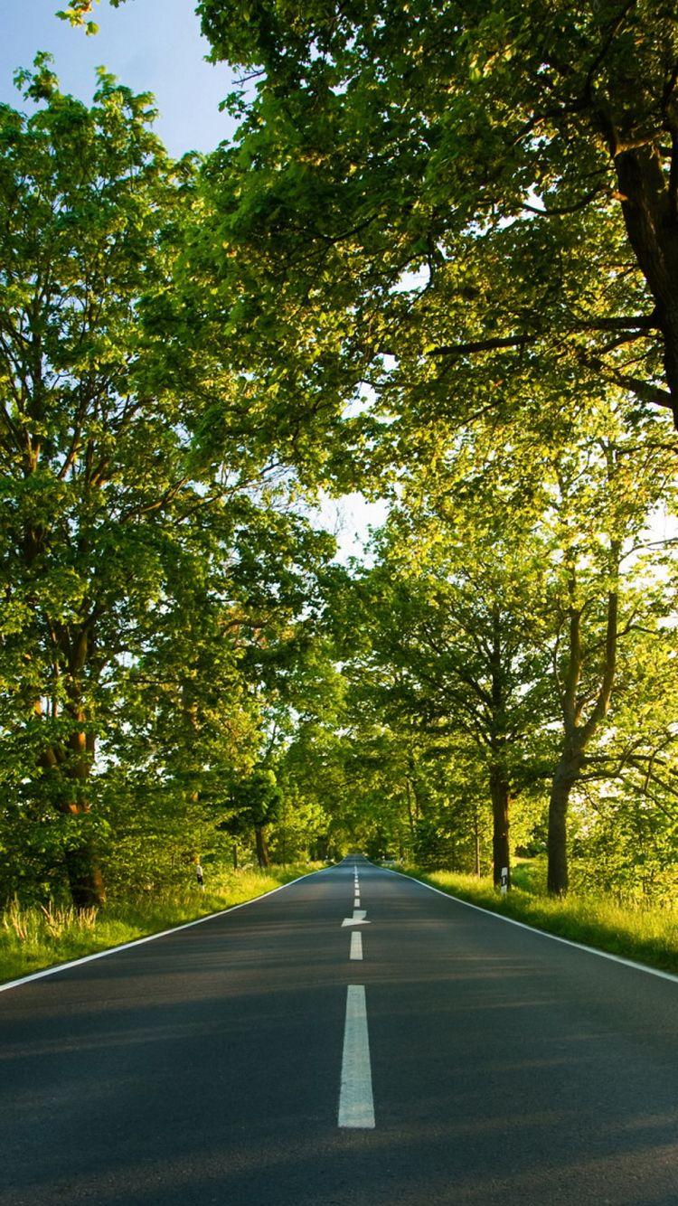 750x1334 Asphalt Road Summer iPhone 6 Wallpaper HD