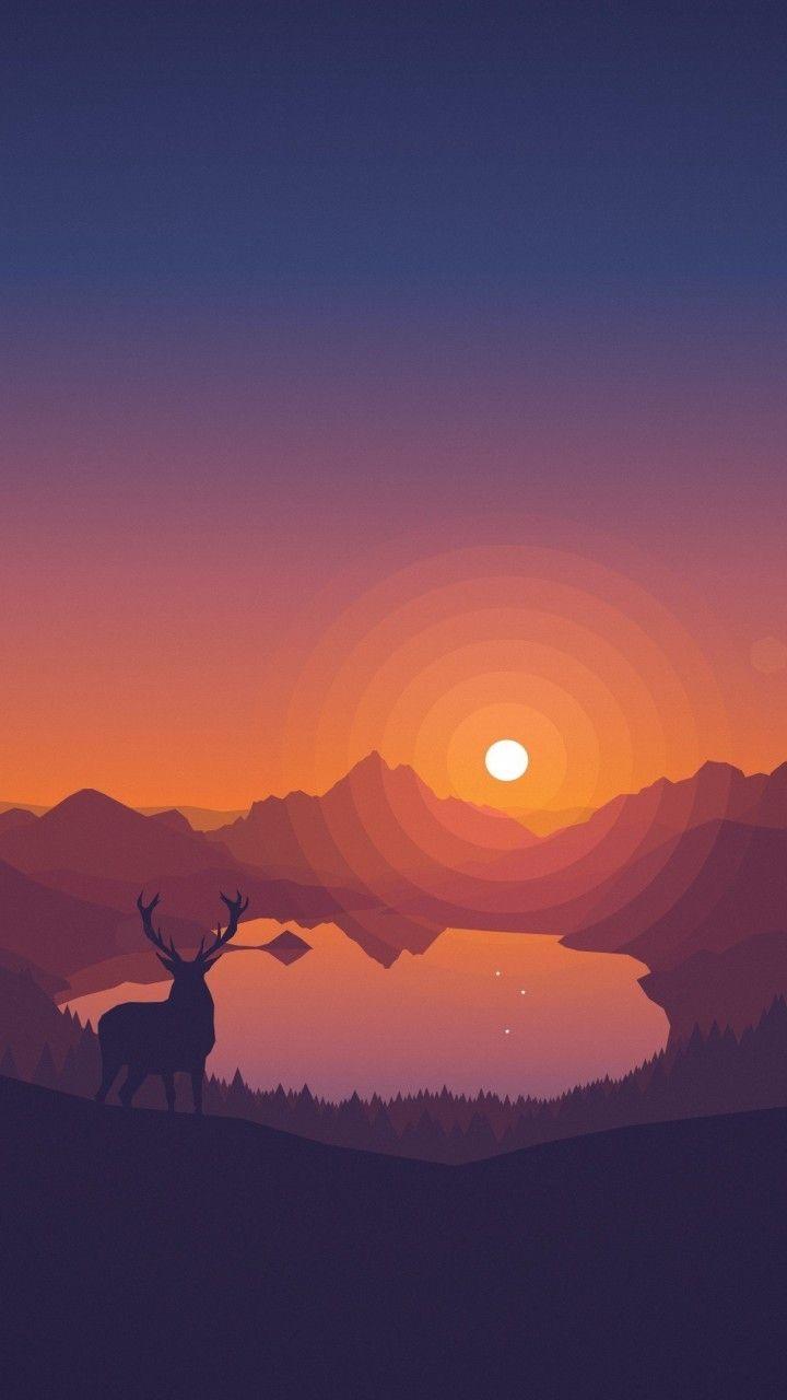 720x1280 Download 720x1280 Minimalism, Scenic .