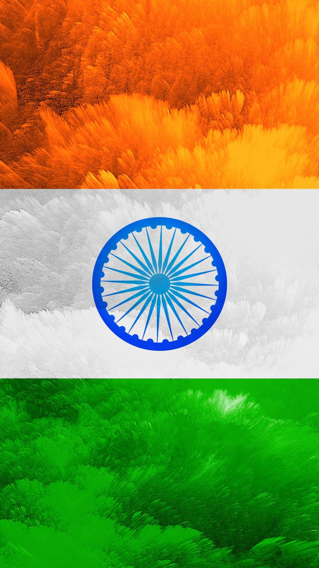1242x2208 Indian Flag 4K Wallpaper, Tricolour .