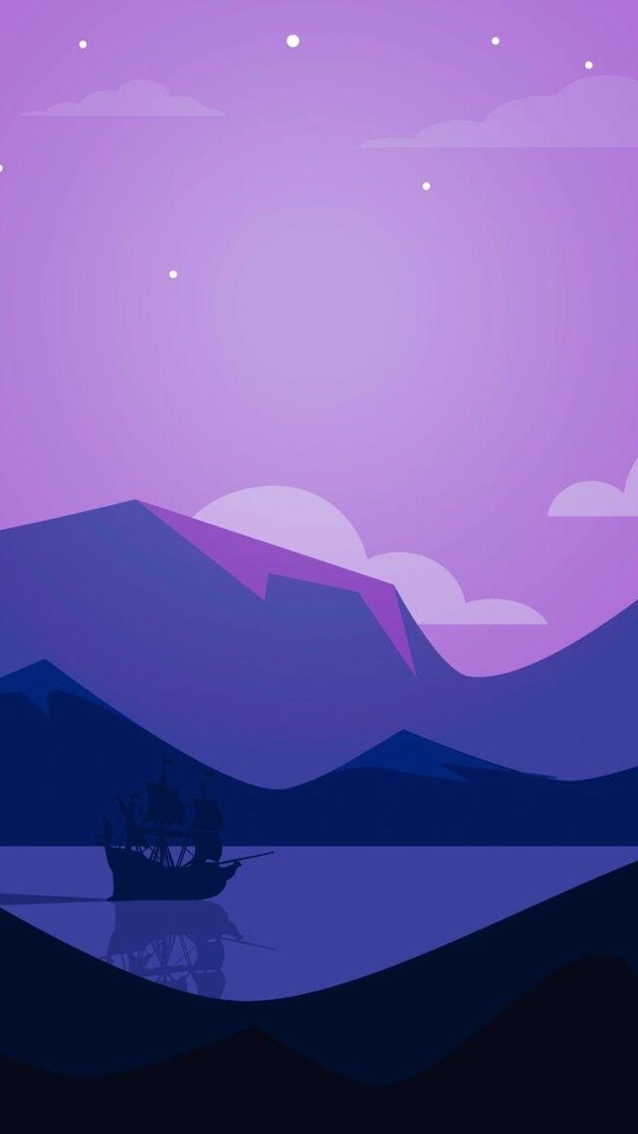 720x1280 Minimalist Landscape Moto G, X .